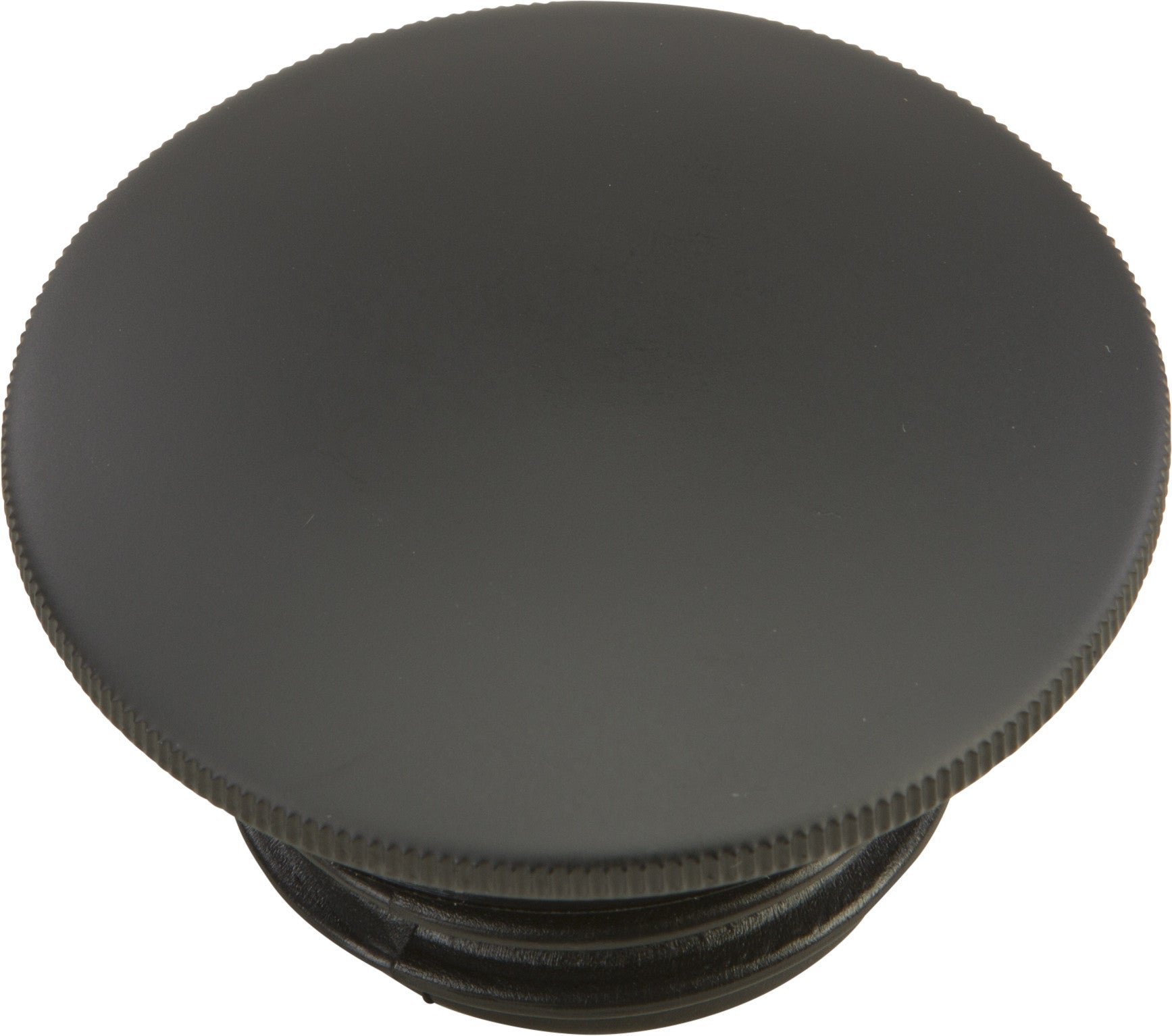 GAS CAP SCREW-IN SMOOTH VENTED MATTE BLACK `96-25