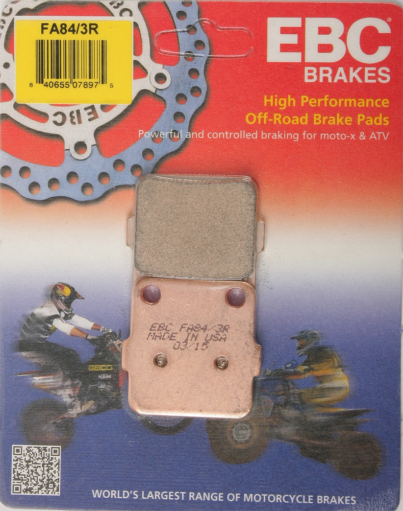 BRAKE PADS FA84/3R SINTERED R SERIES