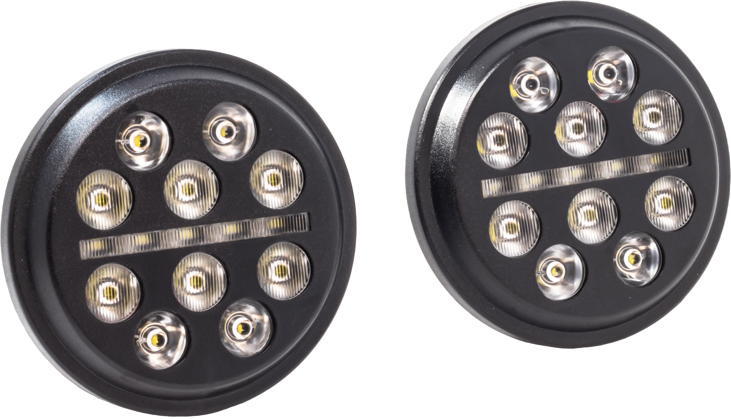 4.5" LED PASSING LGTS BUCKSHOT BLACK