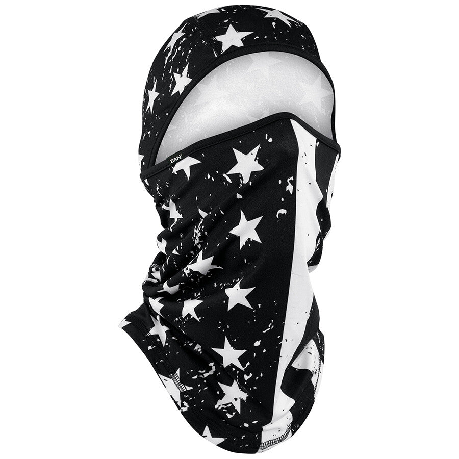 SPORTFLEX SERIES CONVERTIBLE BALACLAVA BLACK & WHITE FLAG #26-5271