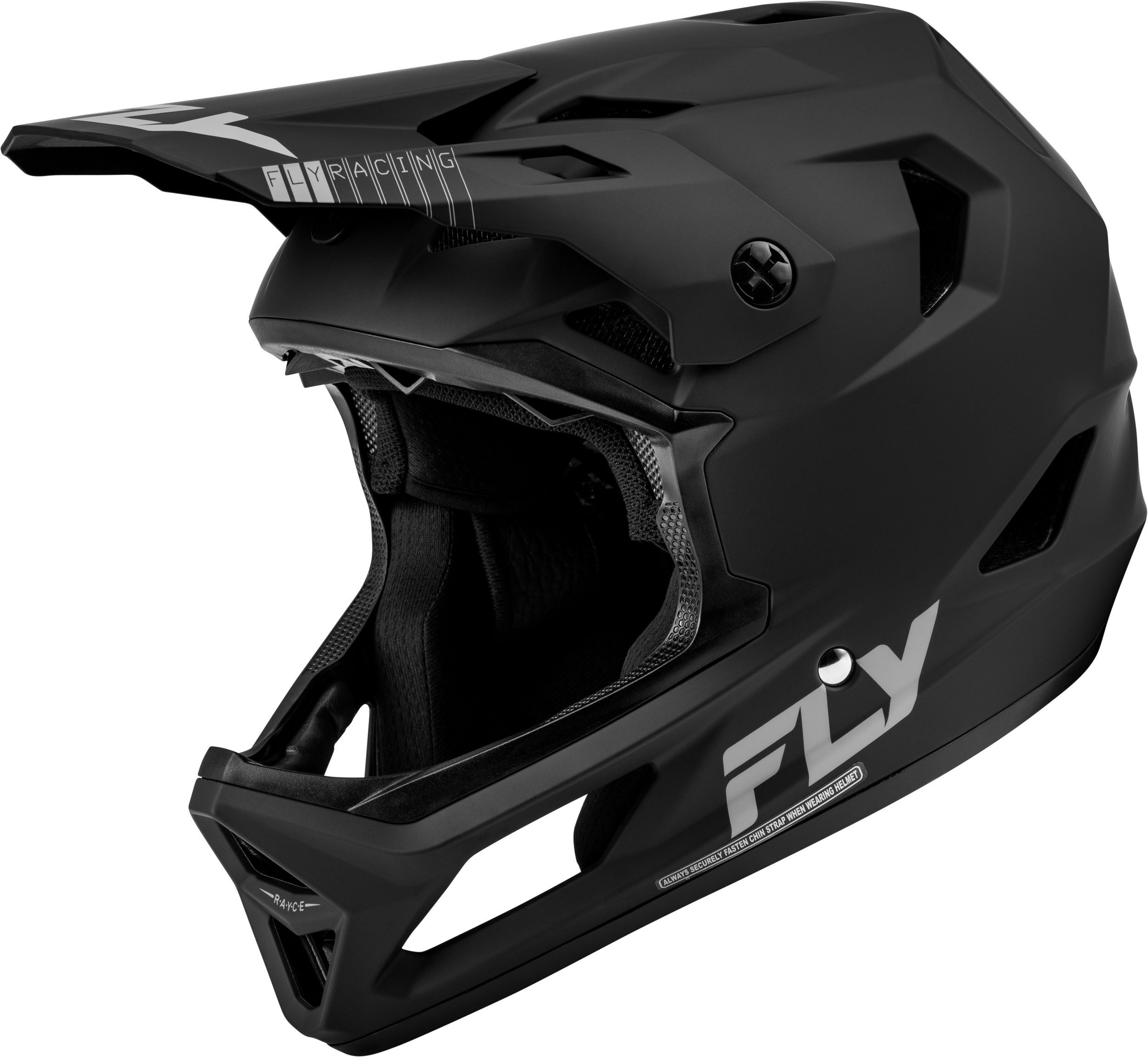 YOUTH RAYCE BICYCLE HELMET MATTE BLACK YS