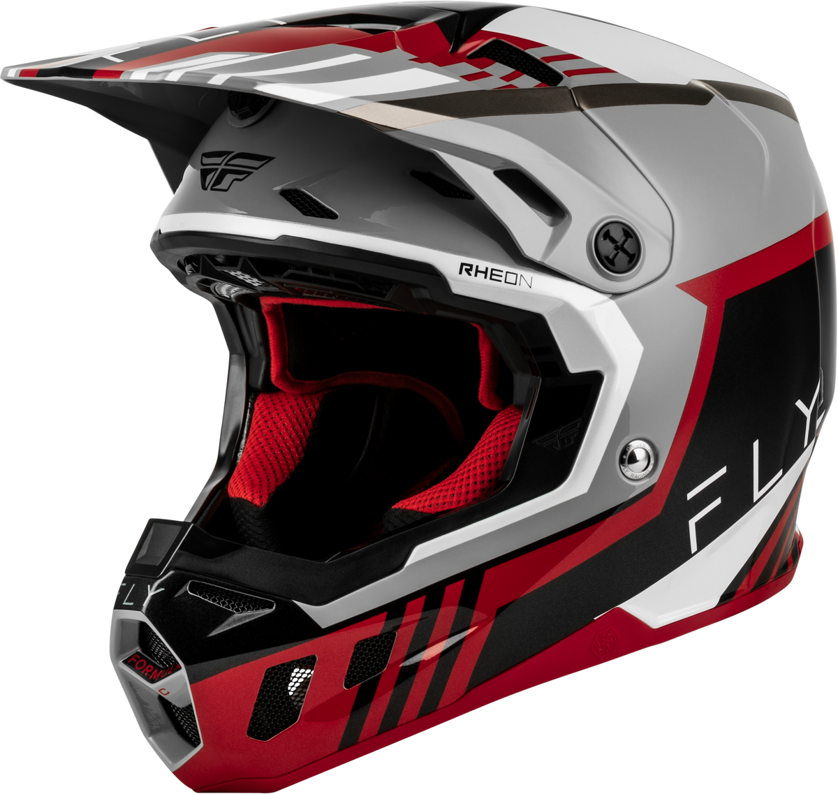 FORMULA CC STRIKE HELMET GREY/RED/BLACK/WHITE XS