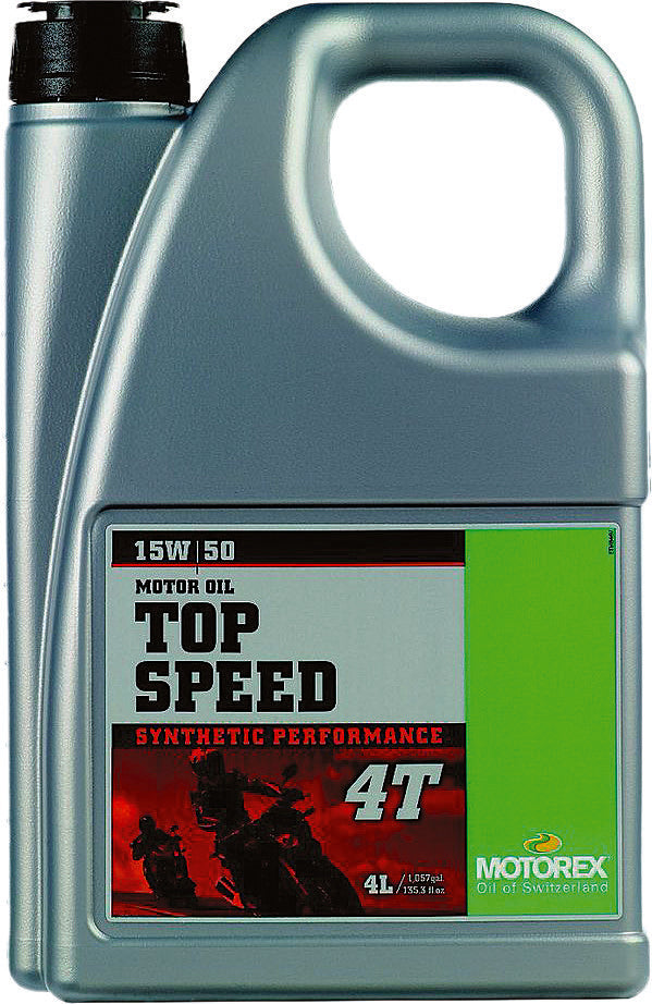 TOP SPEED MOTOR OIL 15W50 4T 4L (4/CASE SOLD EA)