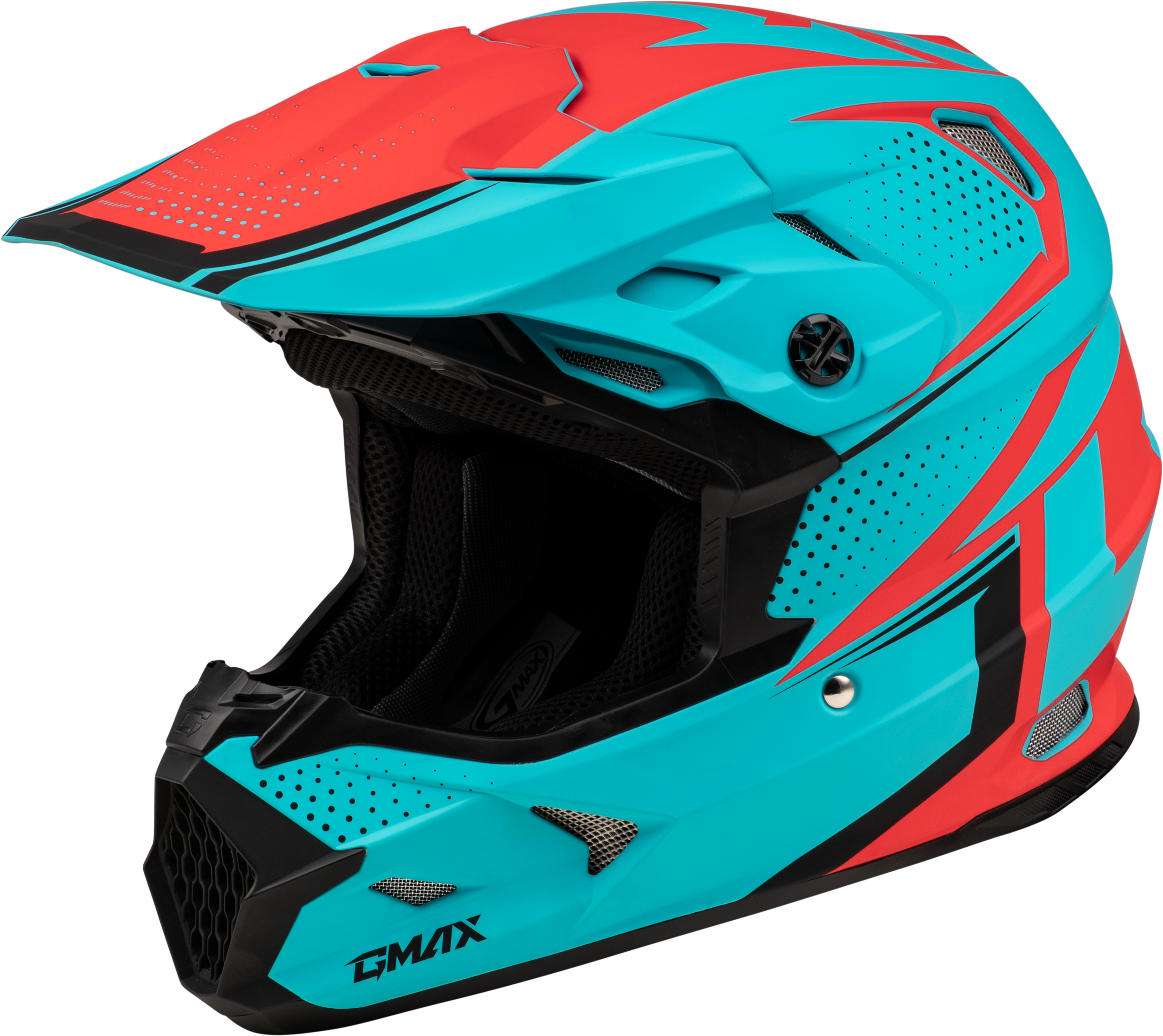 MX-96 502 HELMET MATTE BLUE/RED XL