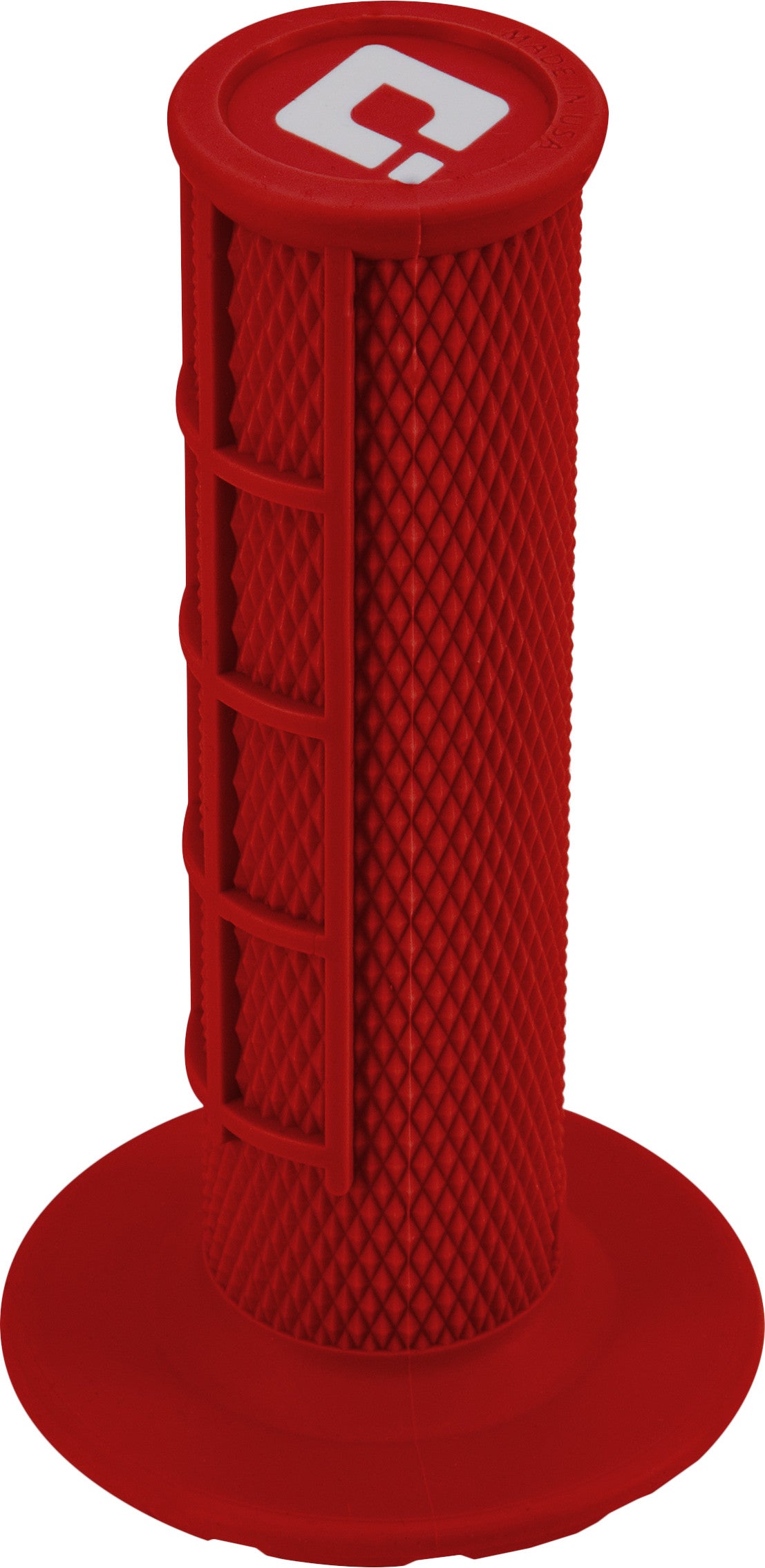HALF WAFFLE LOCK-ON GRIP RED