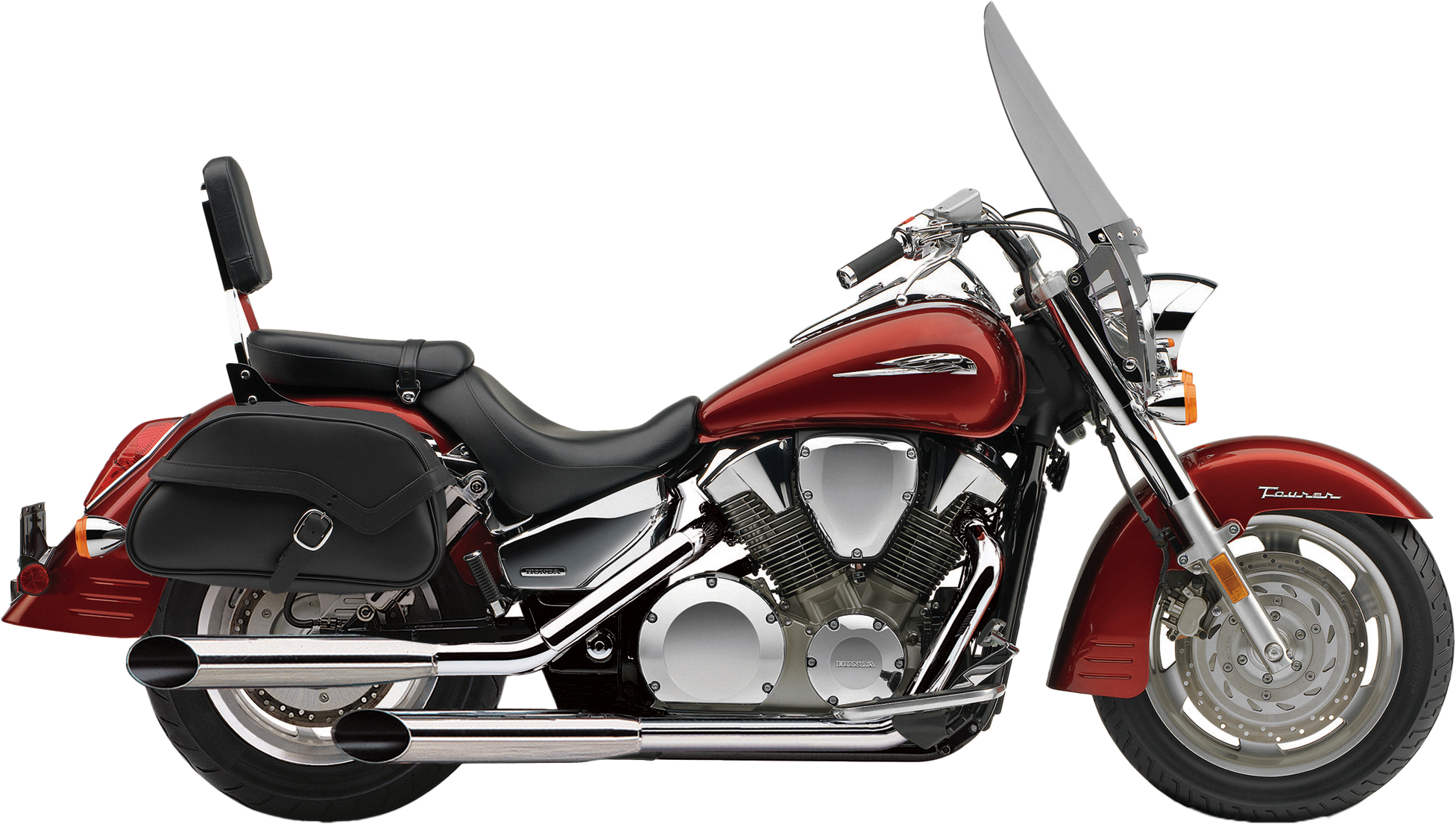 BLVD SLASHCUT SLIP ON CHROME HON VTX1300R/S/T 03-09