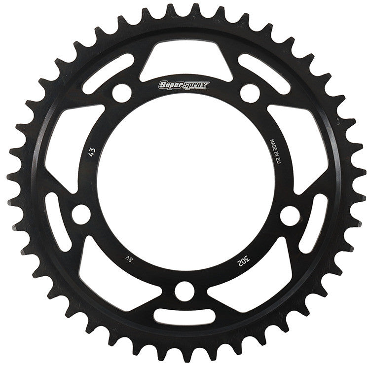 REAR EDGE SPROCKET STEEL 43T-530 BLK HON
