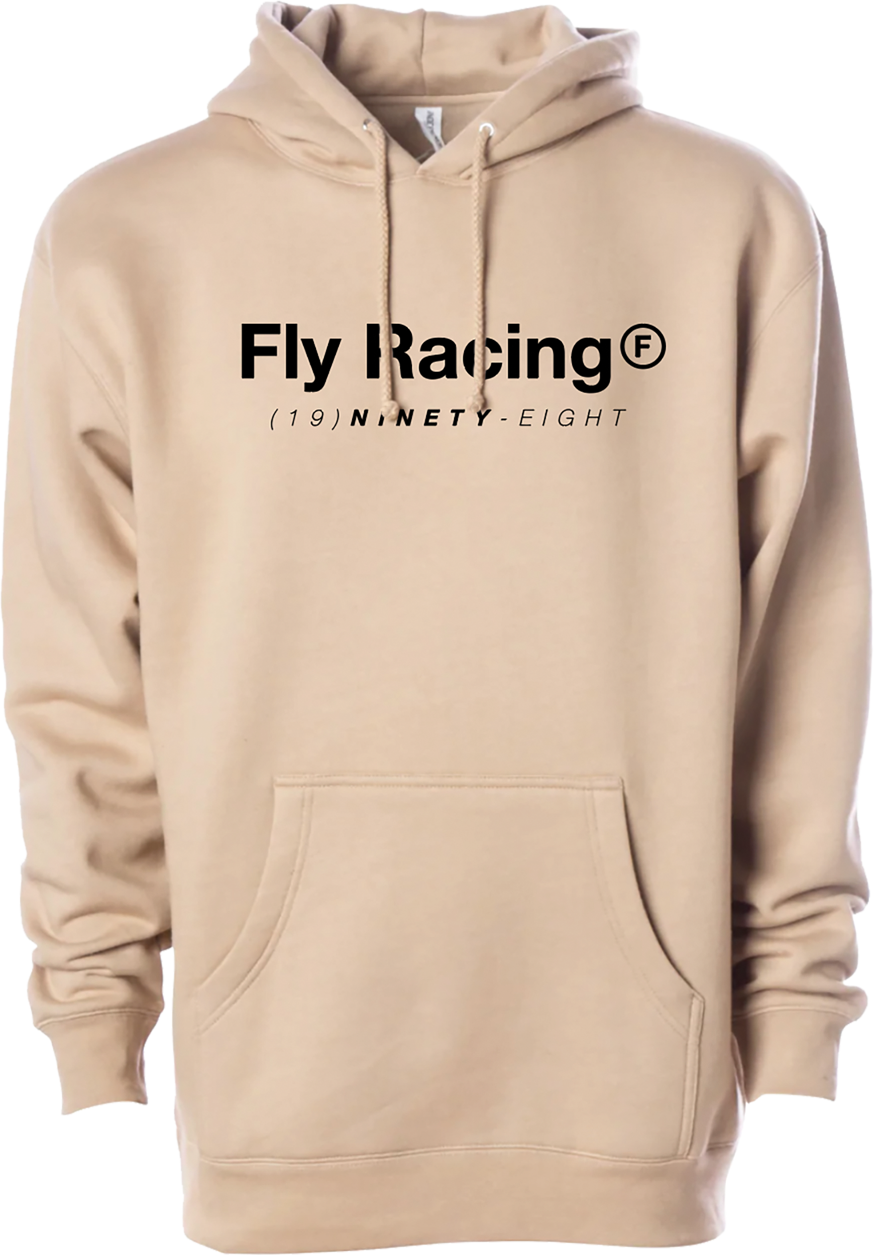FLY TRADEMARK HOODIE SANDSTONE LG