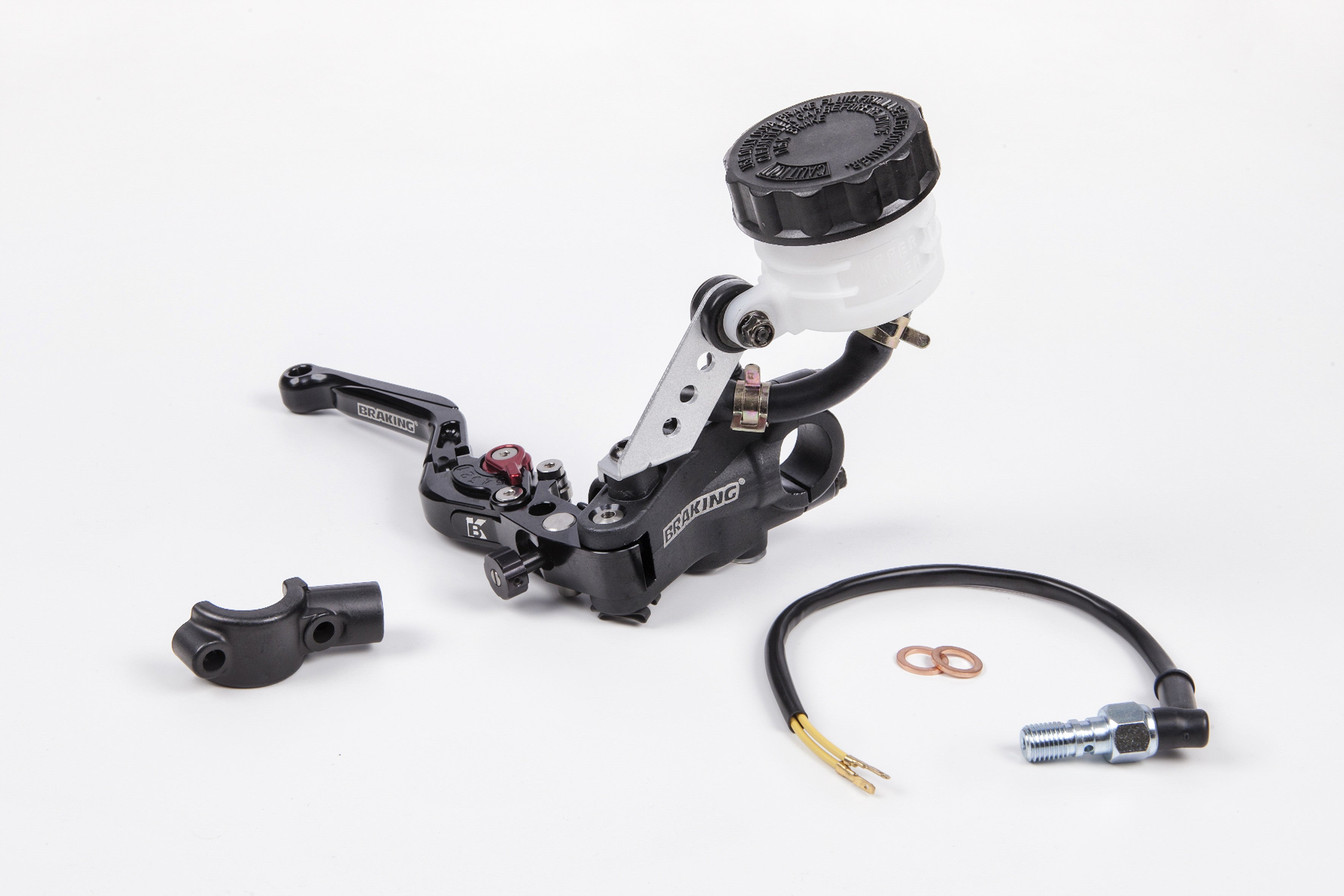 BRAKE MASTER CYLINDER 19MM LEVER BLACK