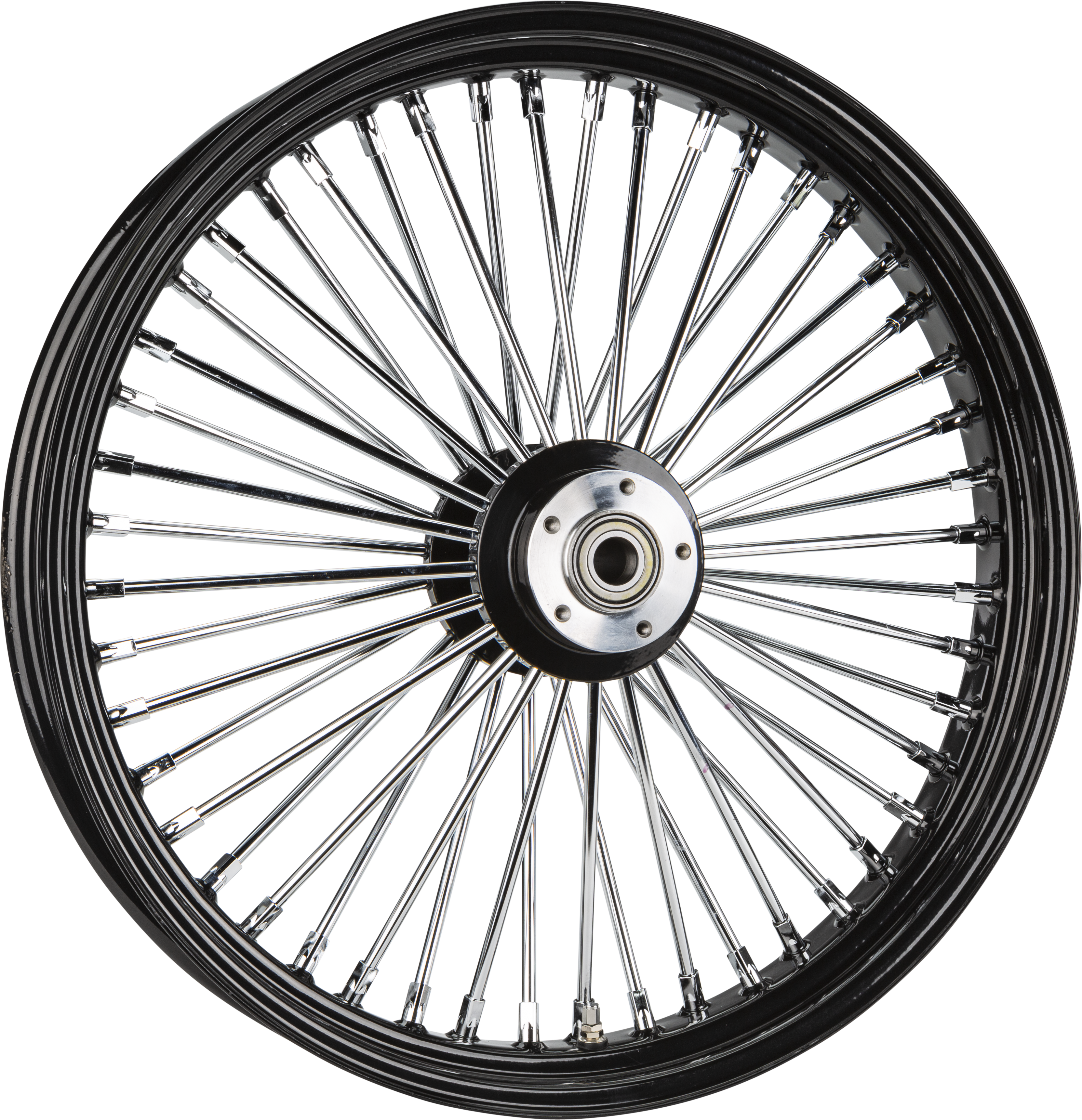 FR 48-SPK DD BLACK 23X3.5 FLT-HUB 25M AXL 00 LTR