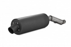 SINGLE SLIP-ON SYSTEM W/ 4.25" SPORT MUFFLER BLK