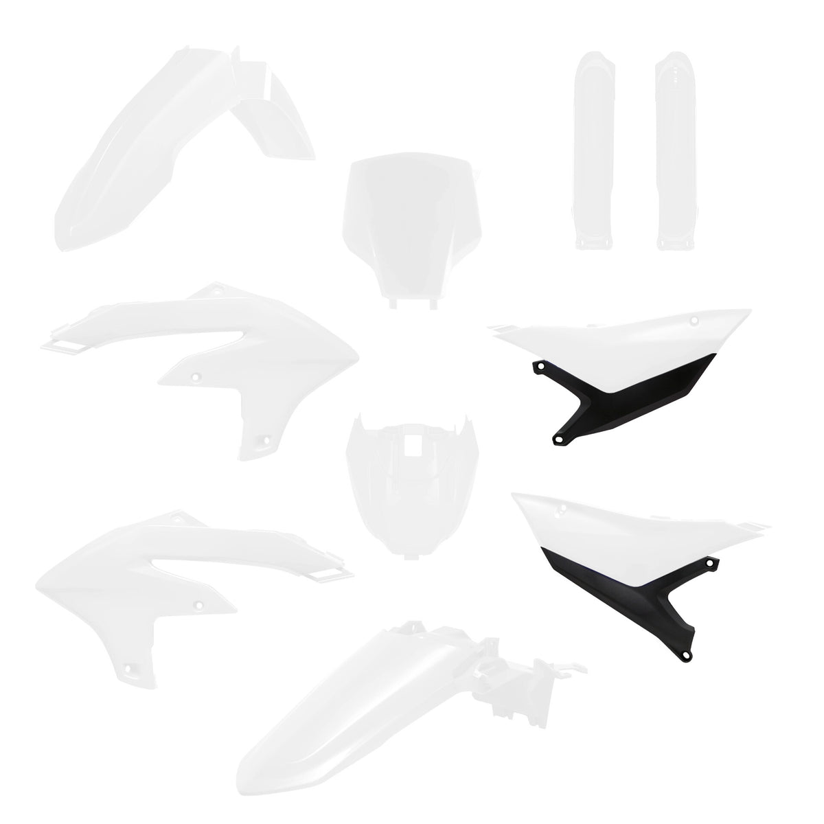PLASTIC BODY KIT WHITE