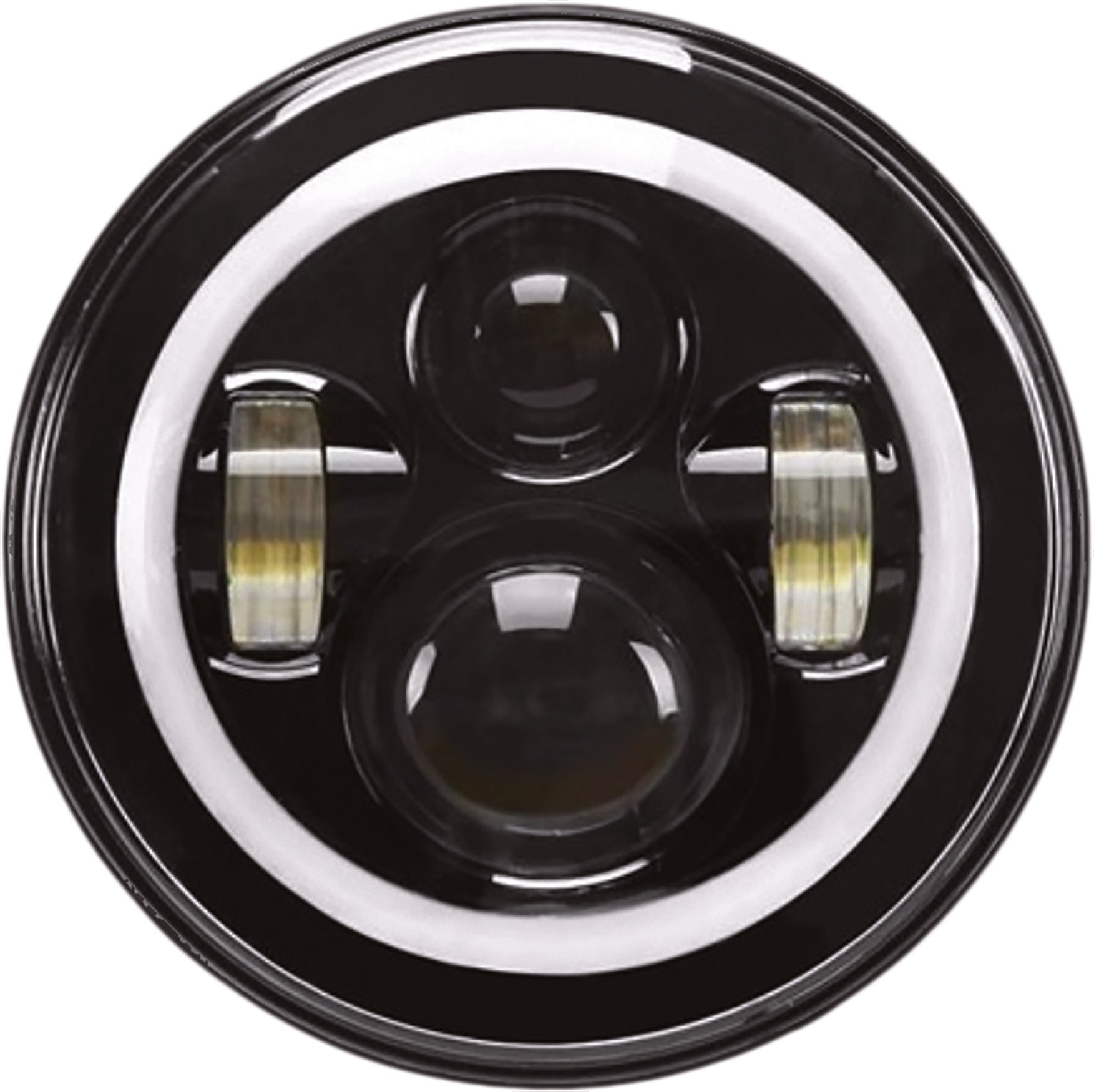 HIGH DEFINITION 7" LED HEADLIG FULL HALO BLACK