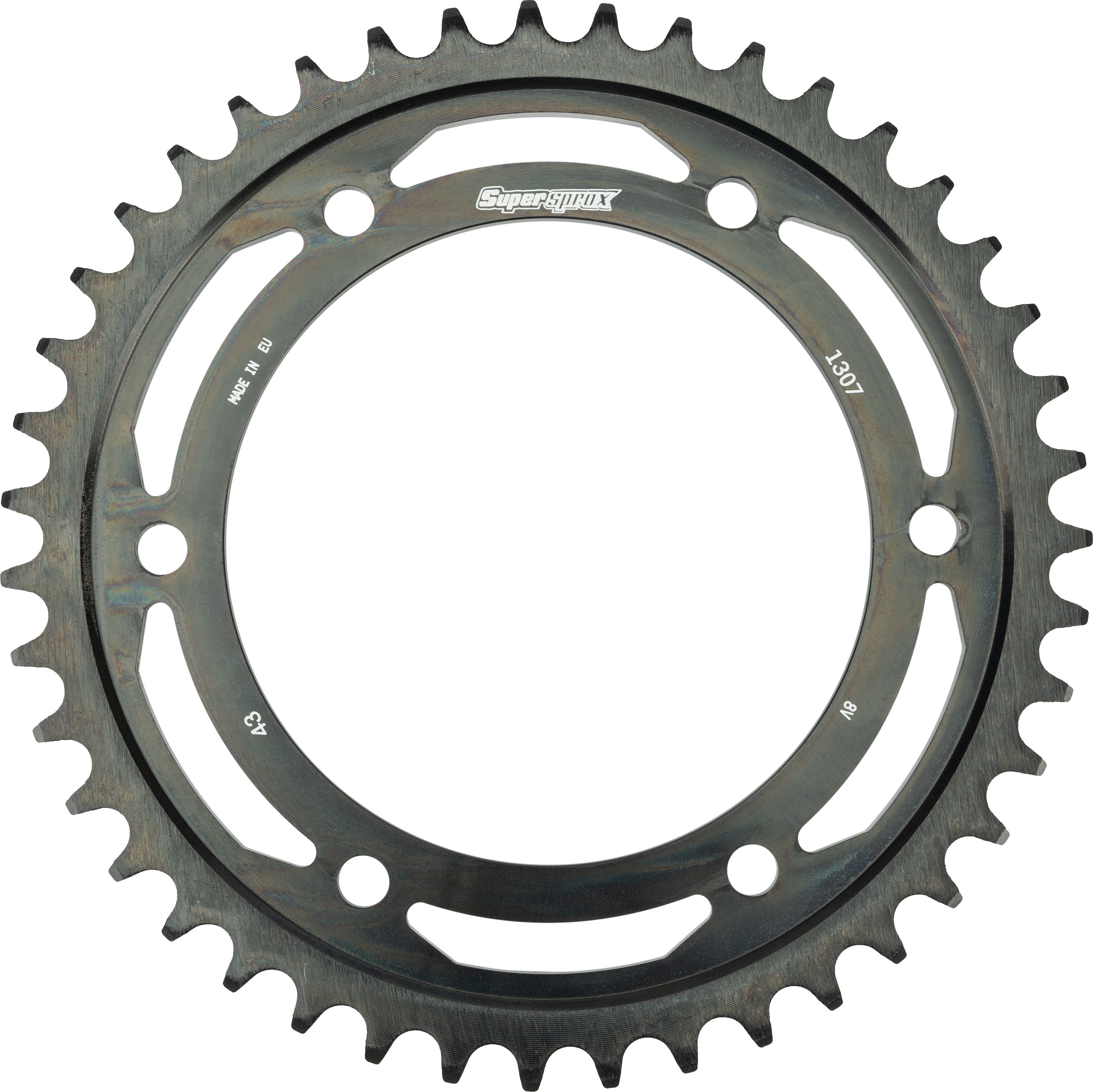REAR EDGE SPROCKET STEEL 43T-525 BLK HON