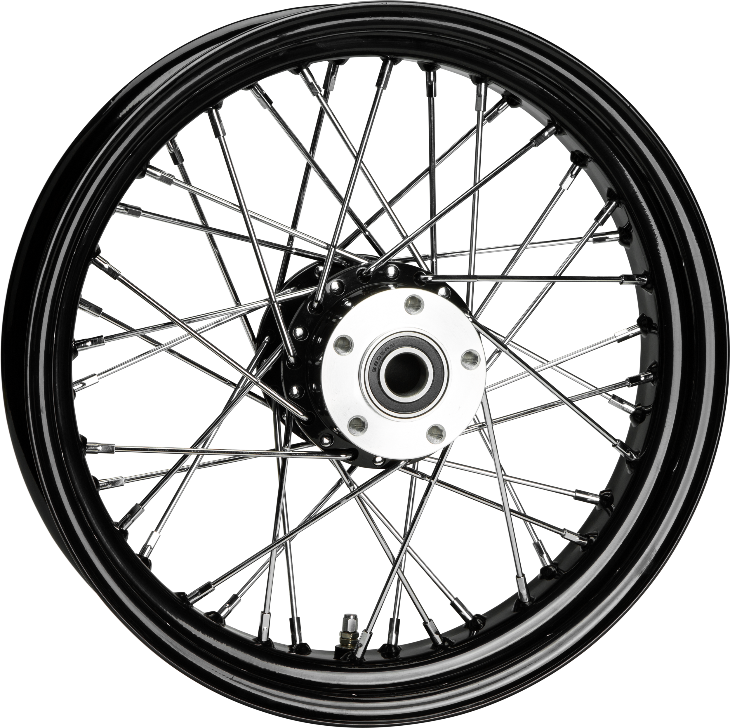 RR 40-SPK BLACK 16X3.5 BT/XL-HUB 1" AXL 00 LTR