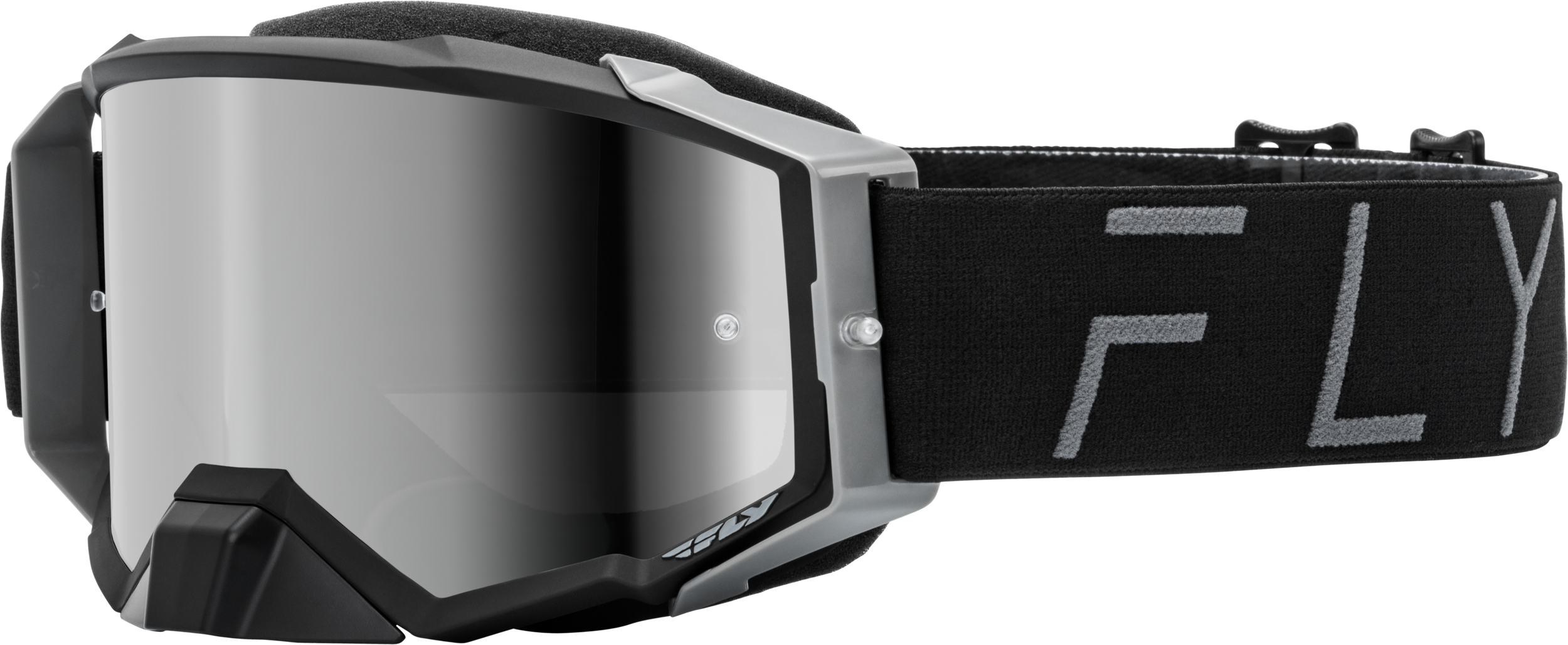 ZONE PRO GOGGLE BLACK/GREY W/ BLACK MIRROR/SMOKE LENS