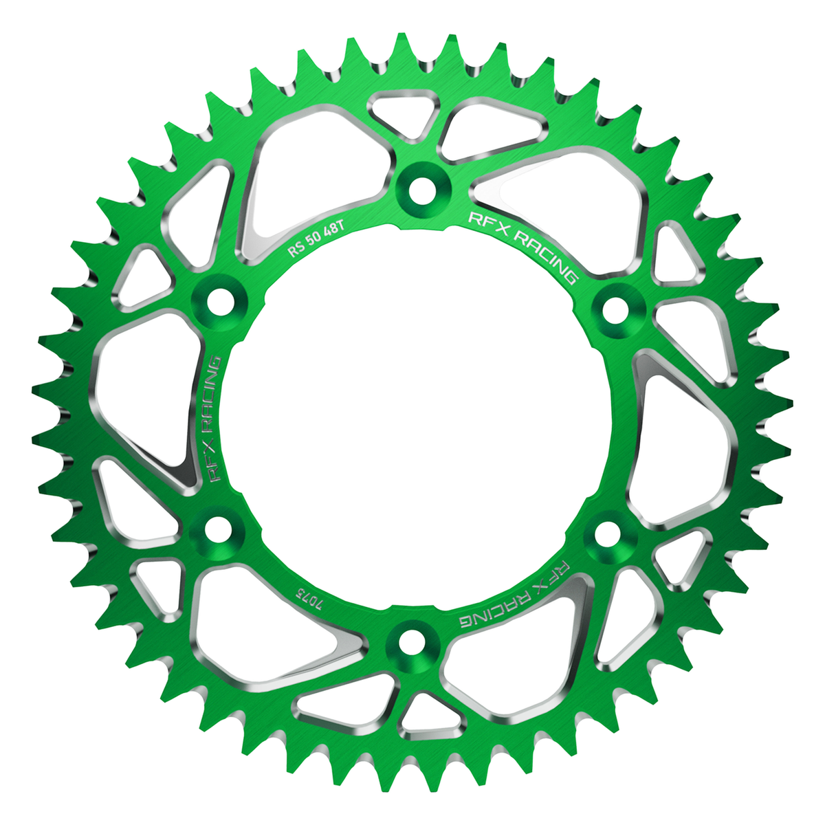 ALUMINUM REAR SPROCKET 54T GREEN KAW