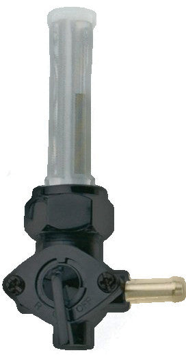 PETCOCK 13/16" BUNG RIGHT SPIGOT BLACK