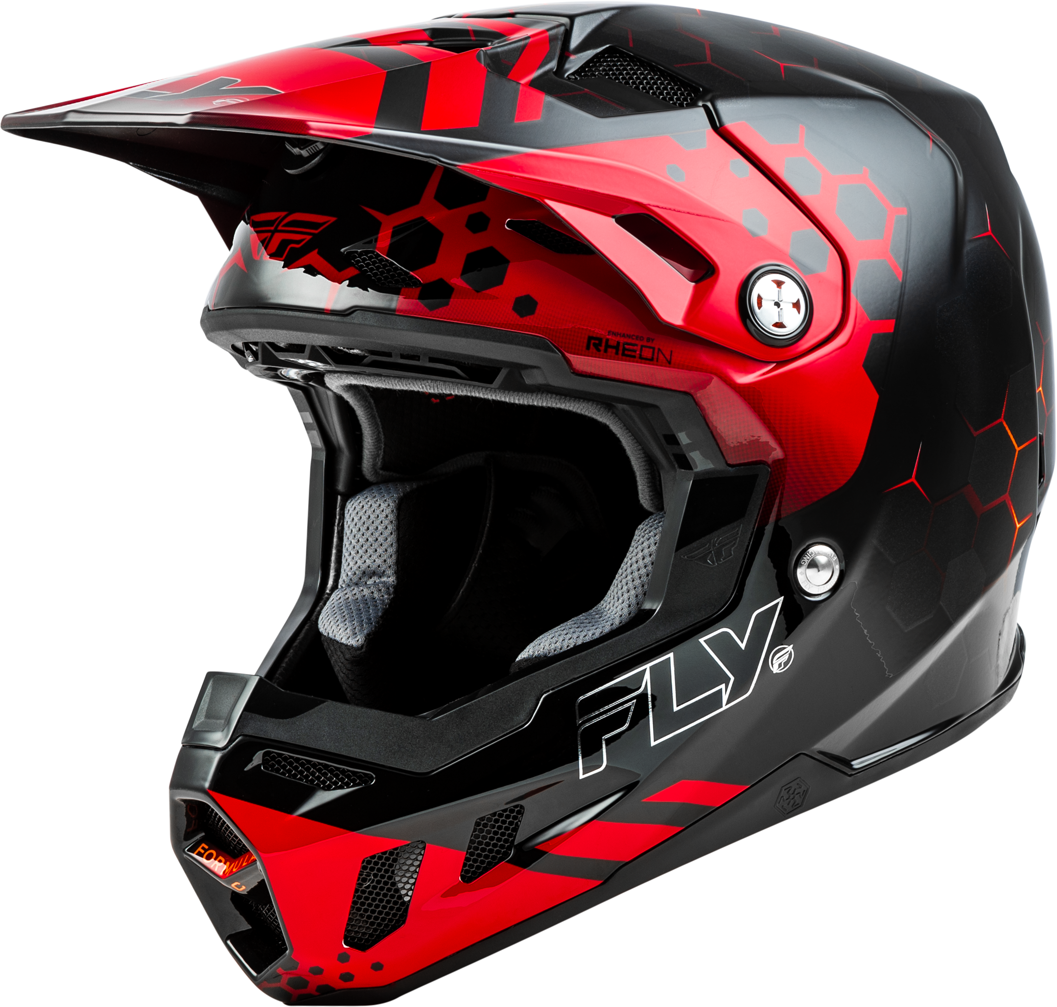 FORMULA CC TEKTONIC HELMET BLACK/RED/ORANGE 2X