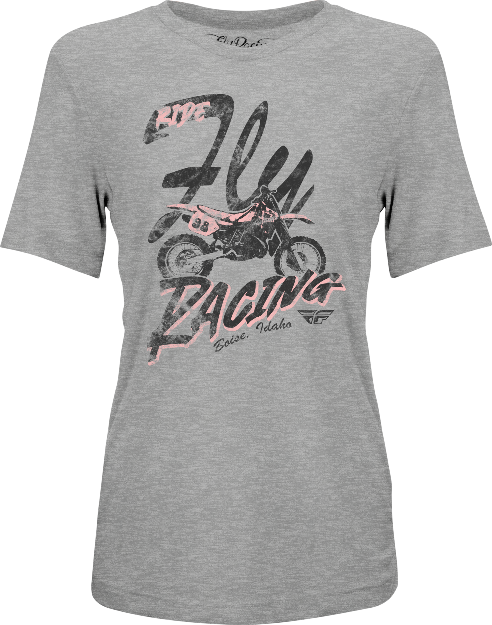 FLY WOMEN'S VINTAGE TEE GREY LG