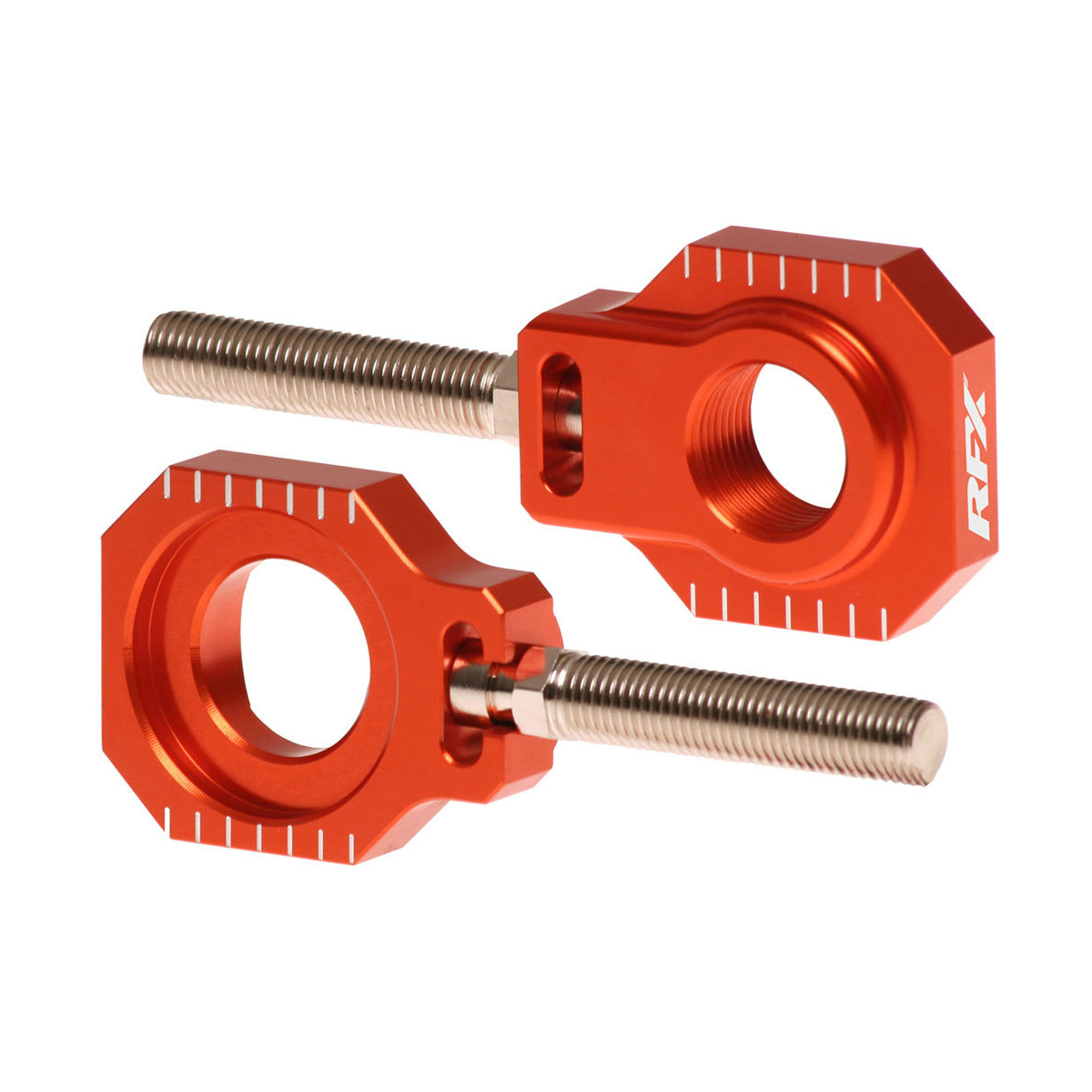 REAR AXLE BLOCKS ORANGE KTM/HUSQ/GAS
