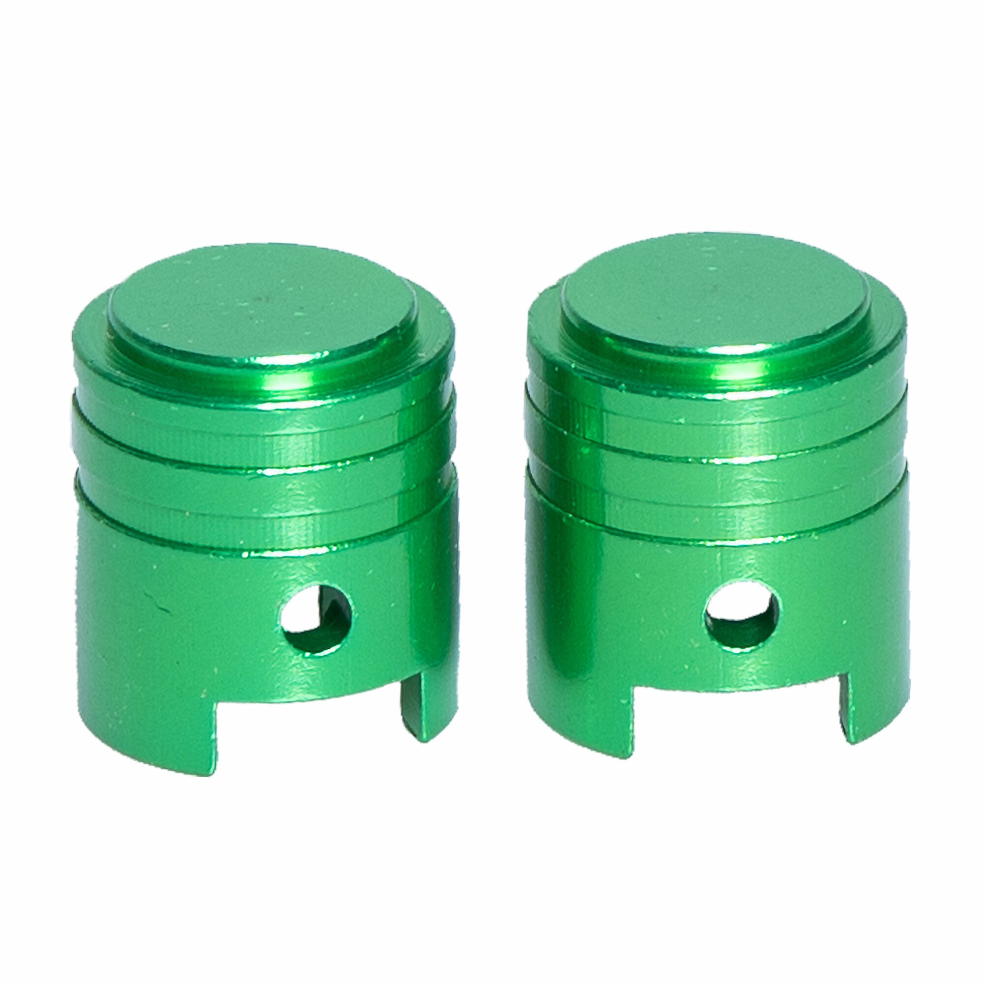 VALVE CAPS 2PCS GREEN