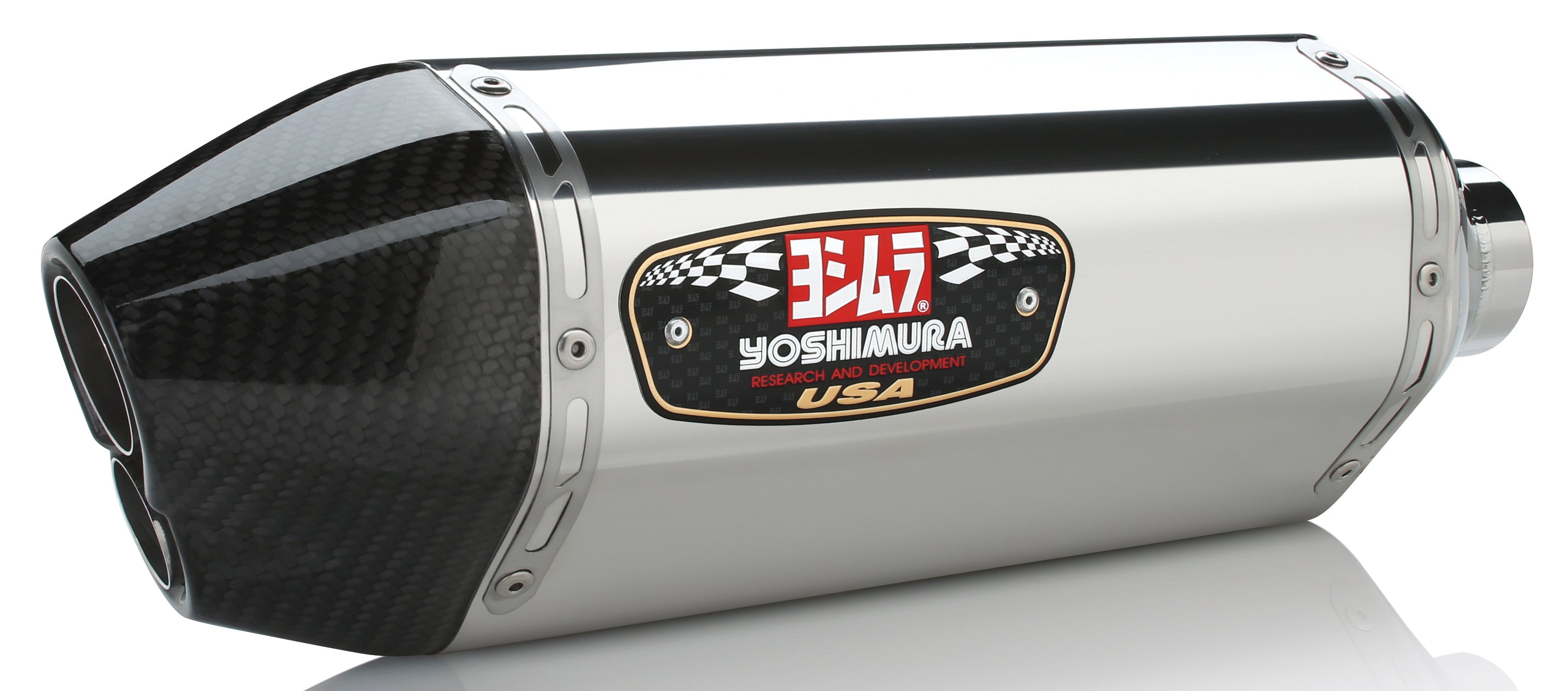 EXHAUST STREET R-77D SLIP-ON SS-SS-CF #960-1427
