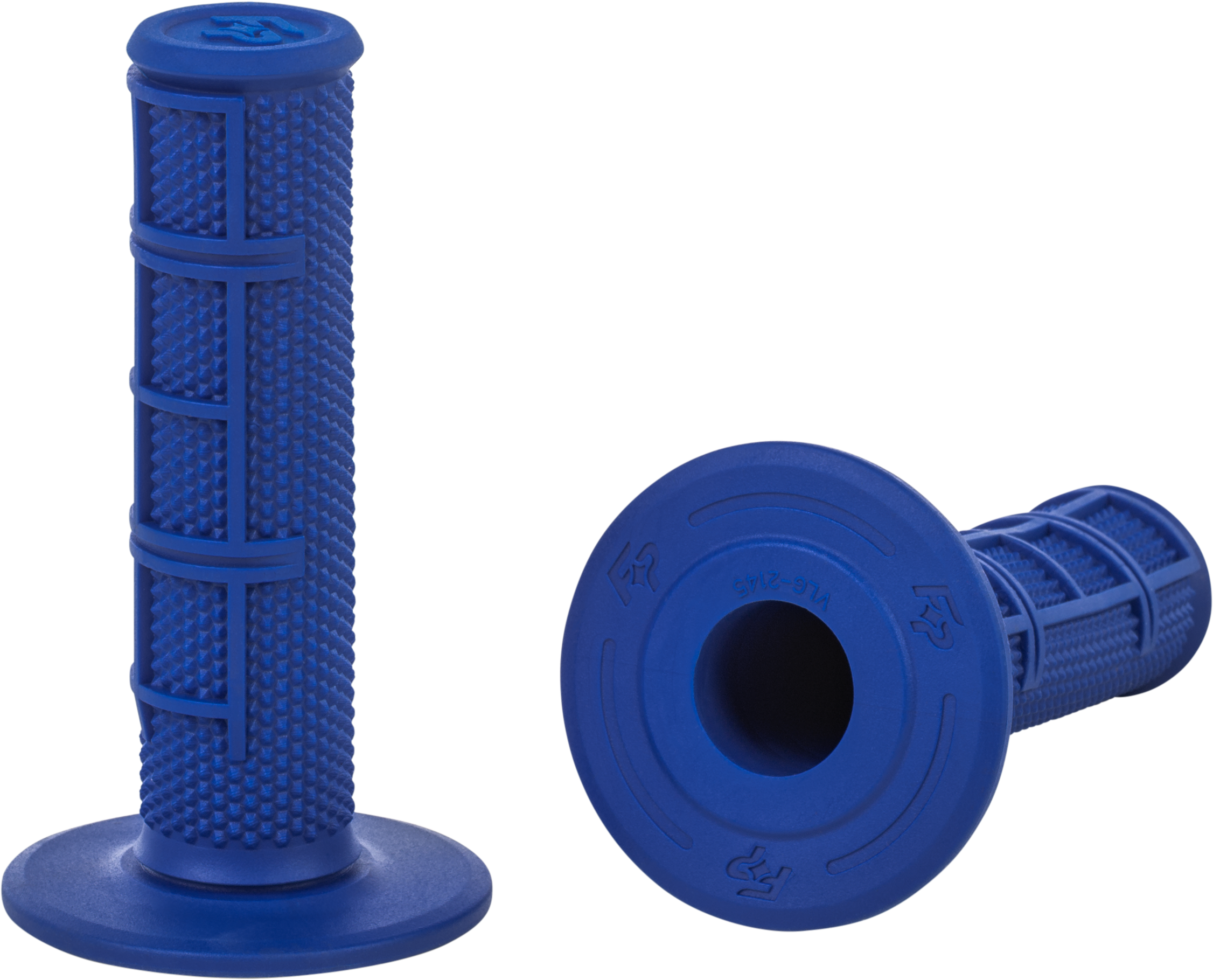 CONTROL MX STANDARD GRIPS BLUE HALF WAFFLE