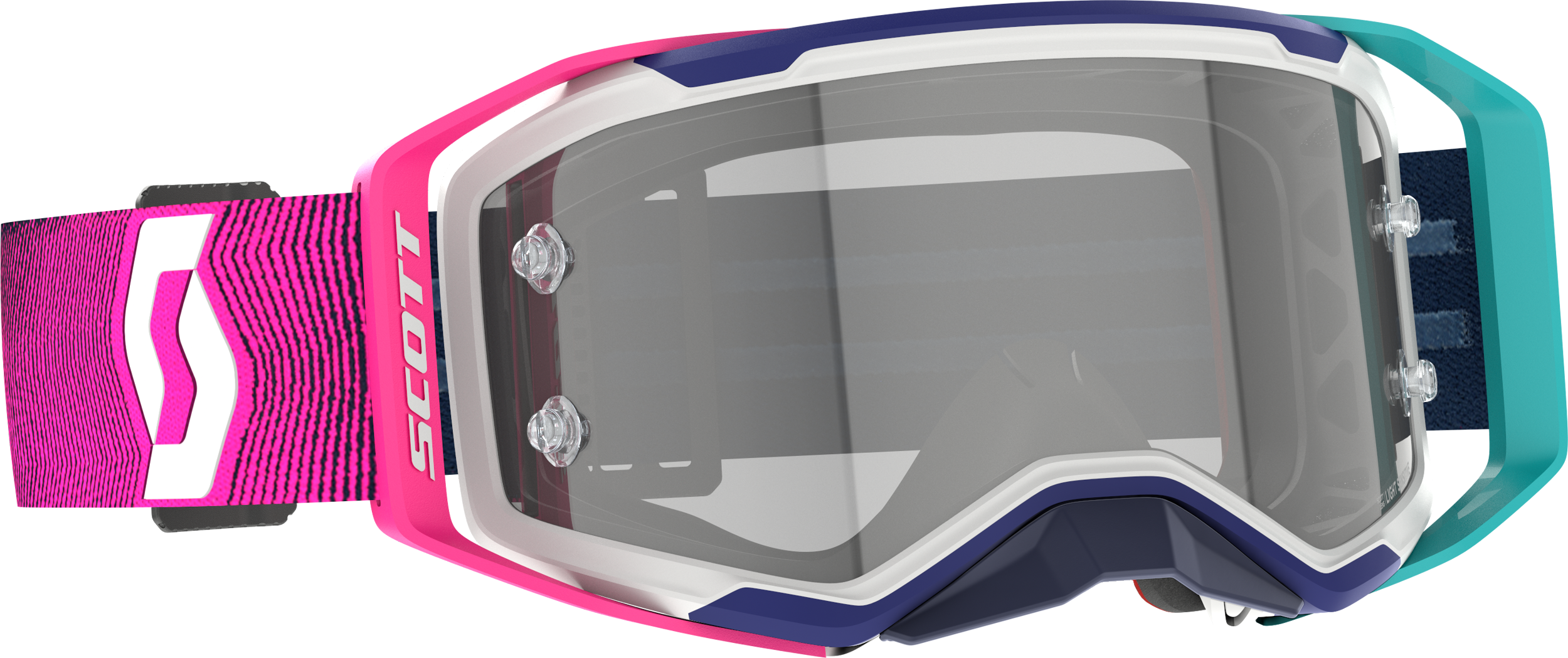 PROSPECT 2.0 LS GOGGLE STLTH BL/RAD PNK LS GREY WRKS