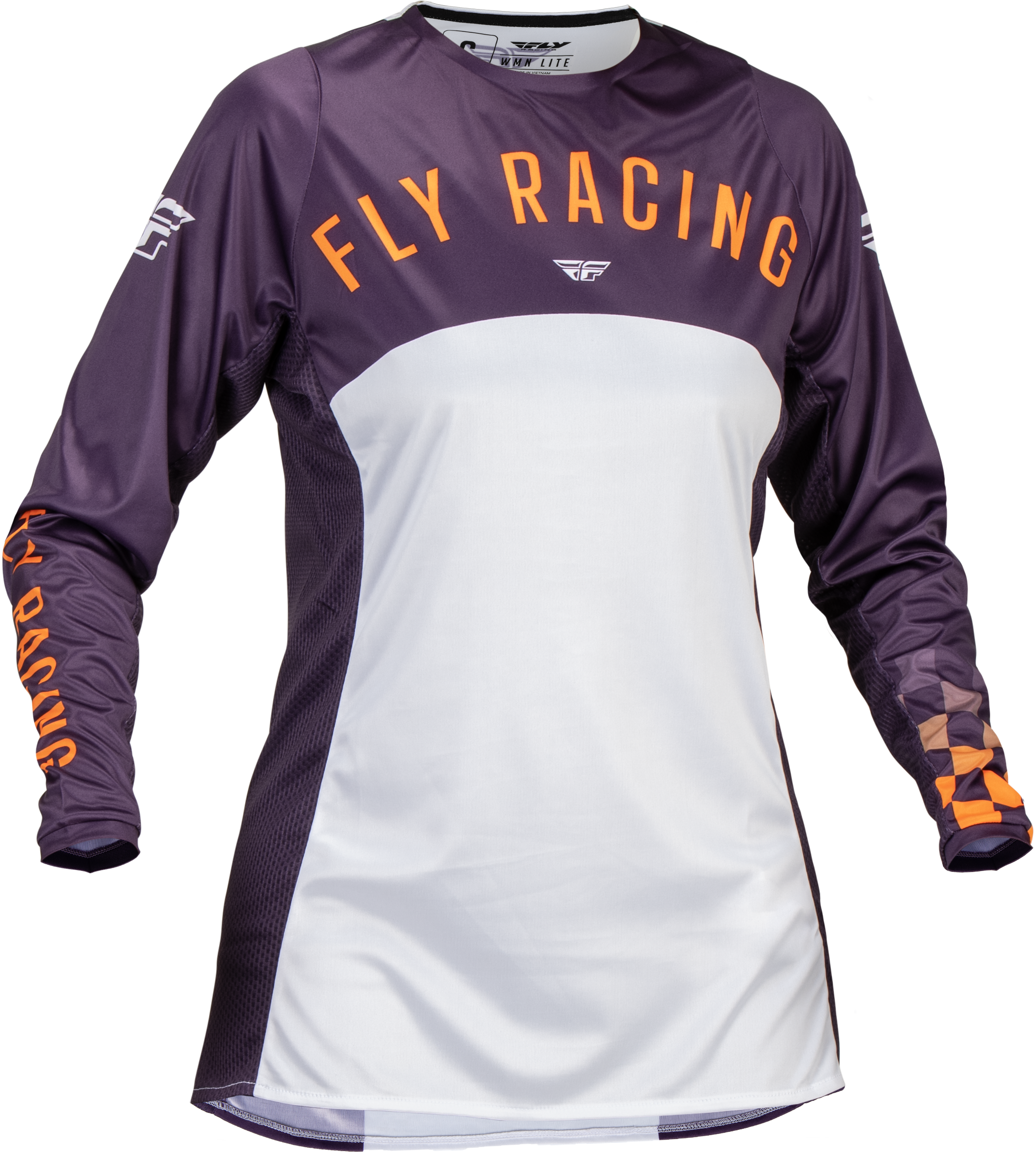 WOMEN'S LITE JERSEY DEEP PURPLE/WHT/NEON CORAL XL
