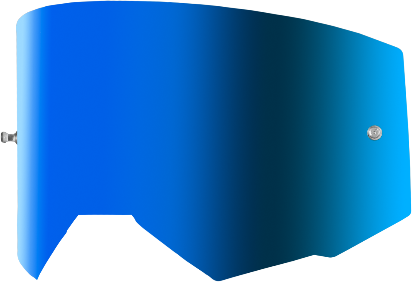 SINGLE LENS W/ POST ADULT W/ SKY BLUE MIR/SKY BLUE LENS