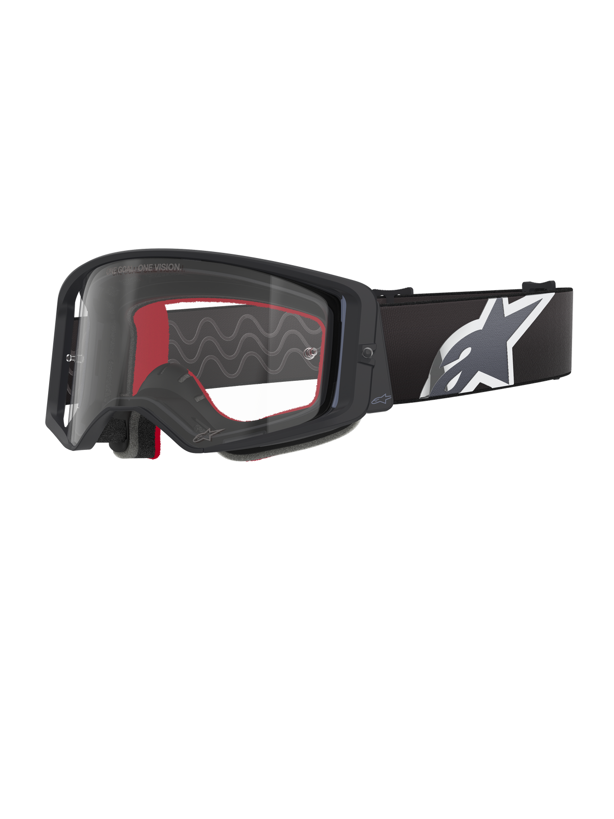 Alpinestars Supertech Corp Goggles - Black Grey / Clear Lens