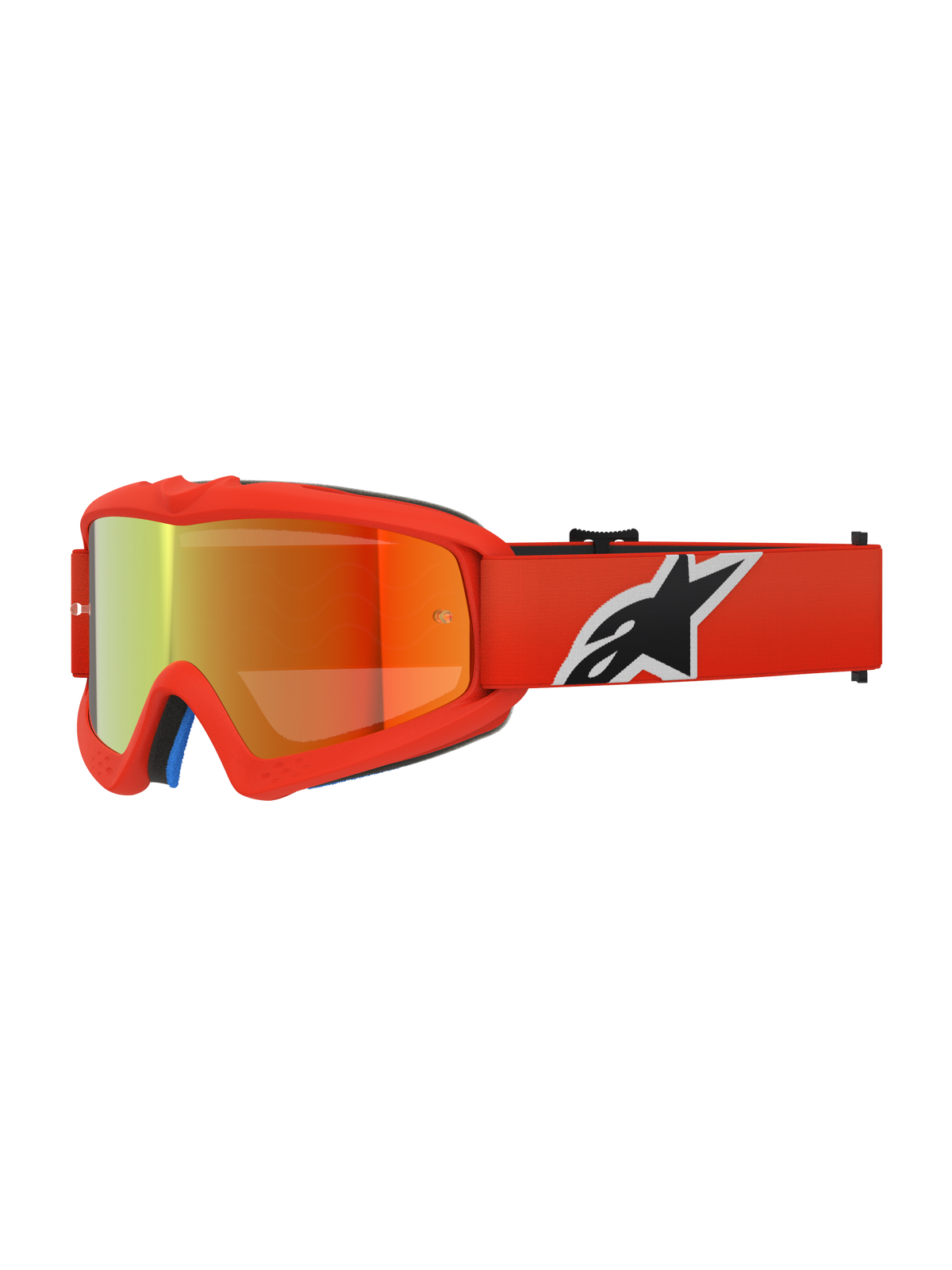 Alpinestars Vision Youth Corp Goggles - Orange / Mirror Red Lens