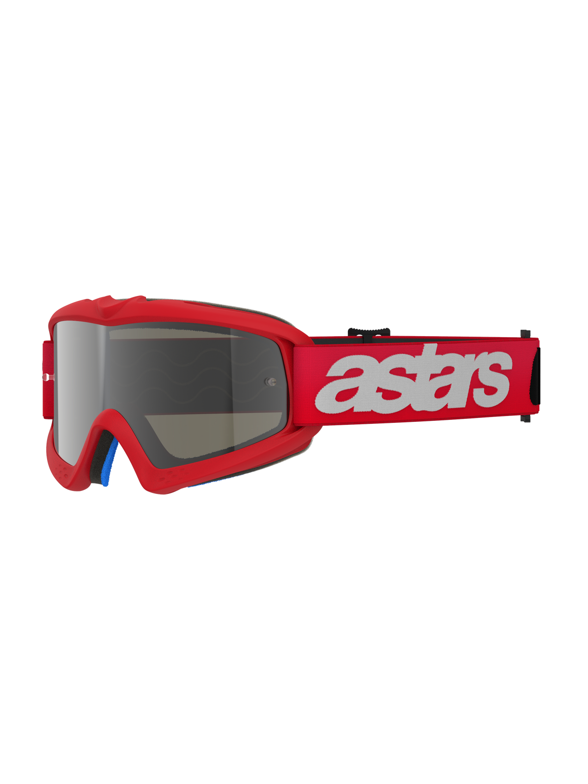 Alpinestars Vision Youth Blaze Goggles - Red / Mirror Silver Lens