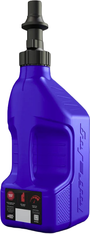 UTILITY CONTAINER BLUE W/ BLACK CAP 2.5 GAL