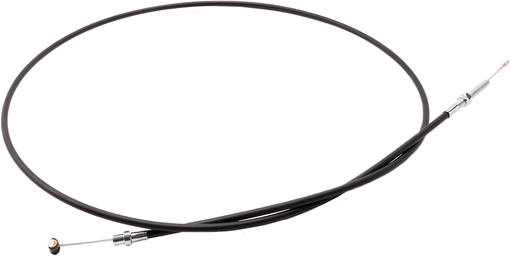 BLK VINYL CLUTCH CABLE INDIAN OE# 7082614 +6"