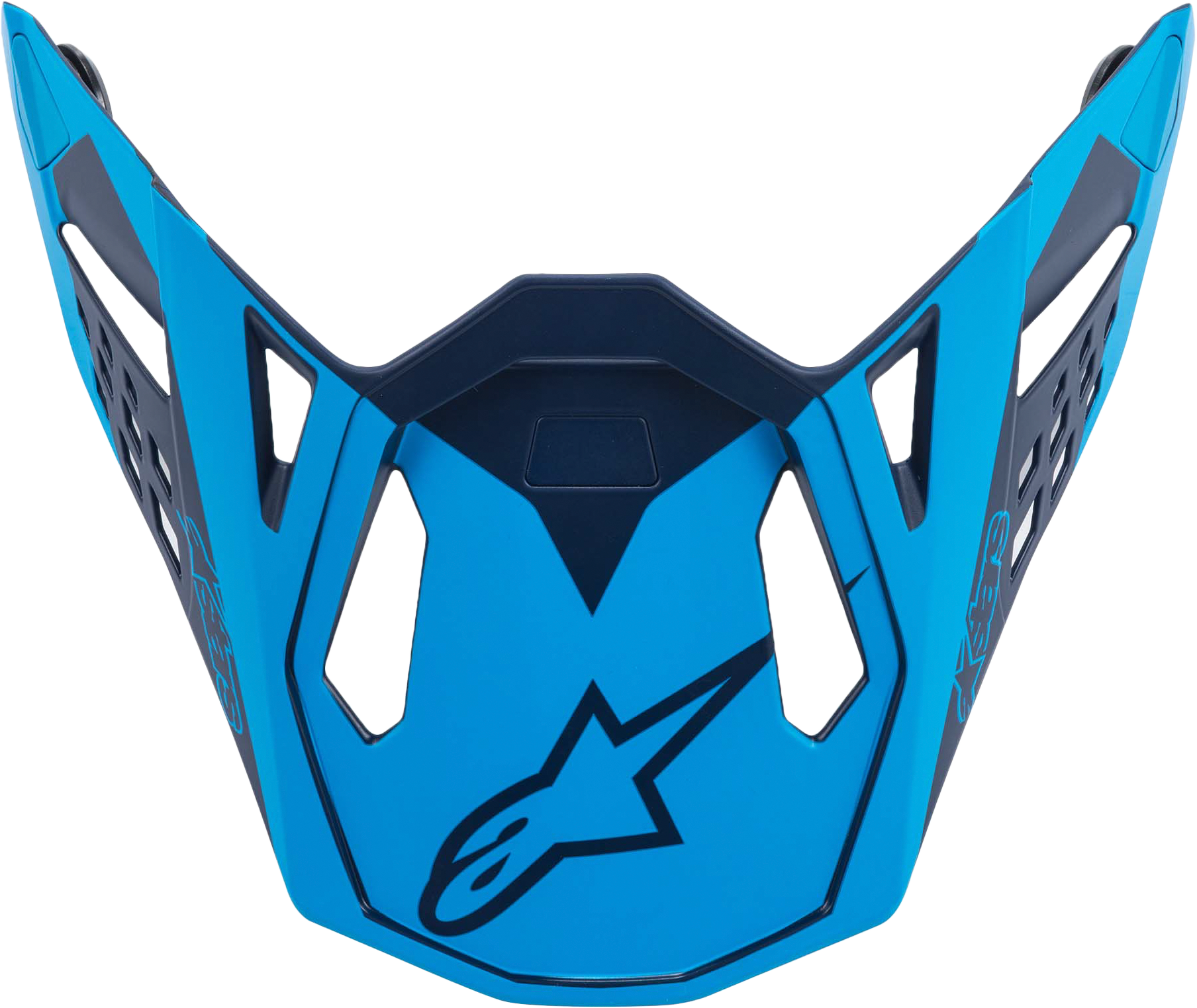 M10 HELMET VISOR META MATT BLUE