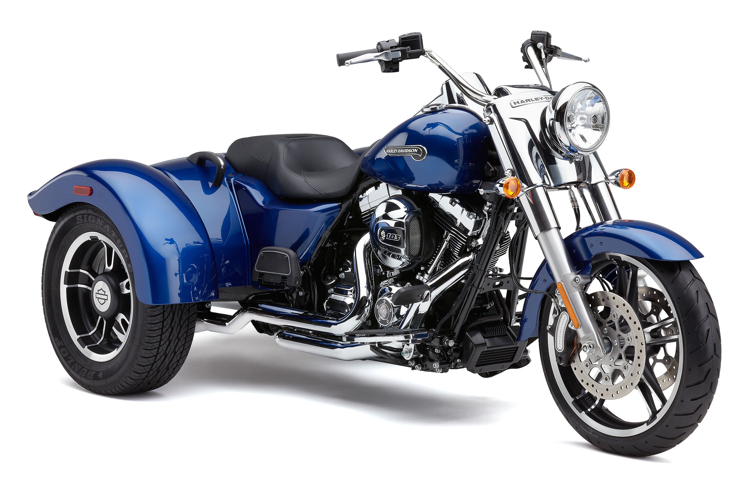 POWERPORT DUAL HEADPIPES CHROME TRIKE 10-16