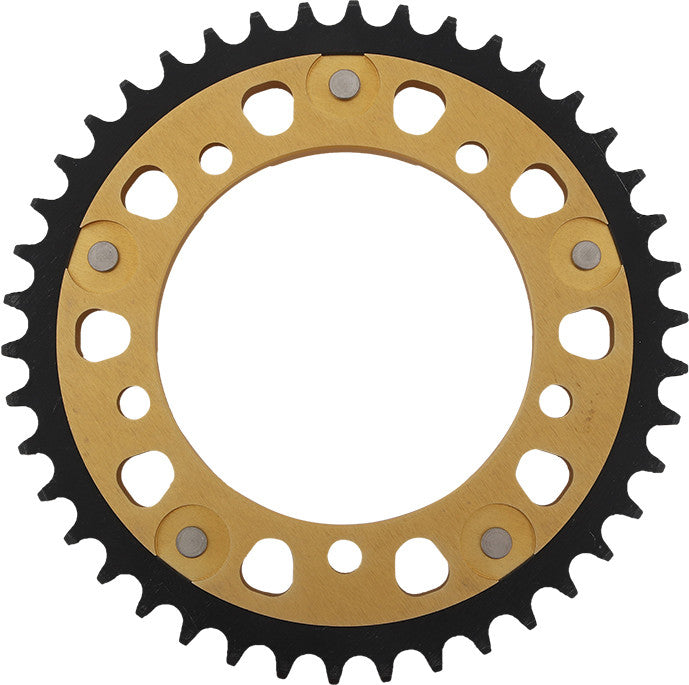 REAR STEALTH SPROCKET ALU/STL 42T-530 GLD SUZ