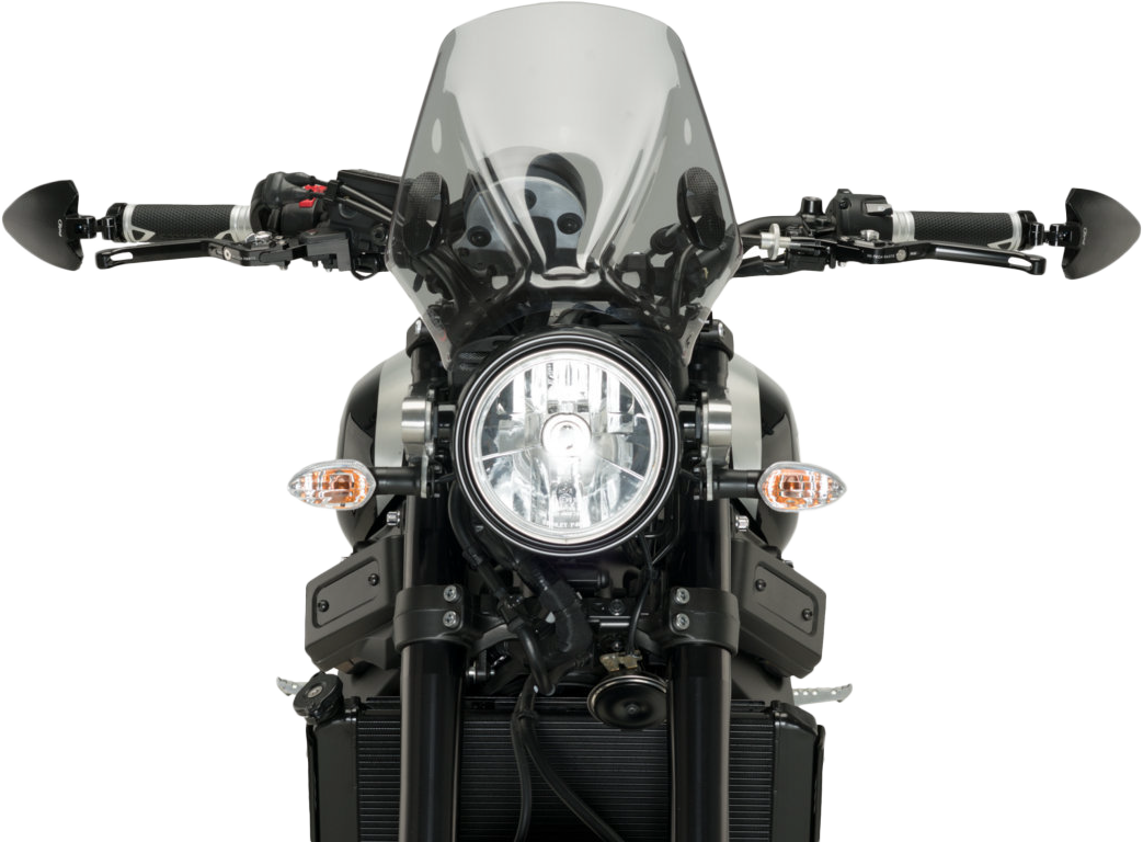 HANDLEBAR END FOLDING MIRROR RIGHT BLACK