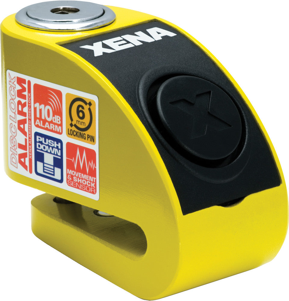XZZ6L-Y ALARM DISC LOCK YELLOW
