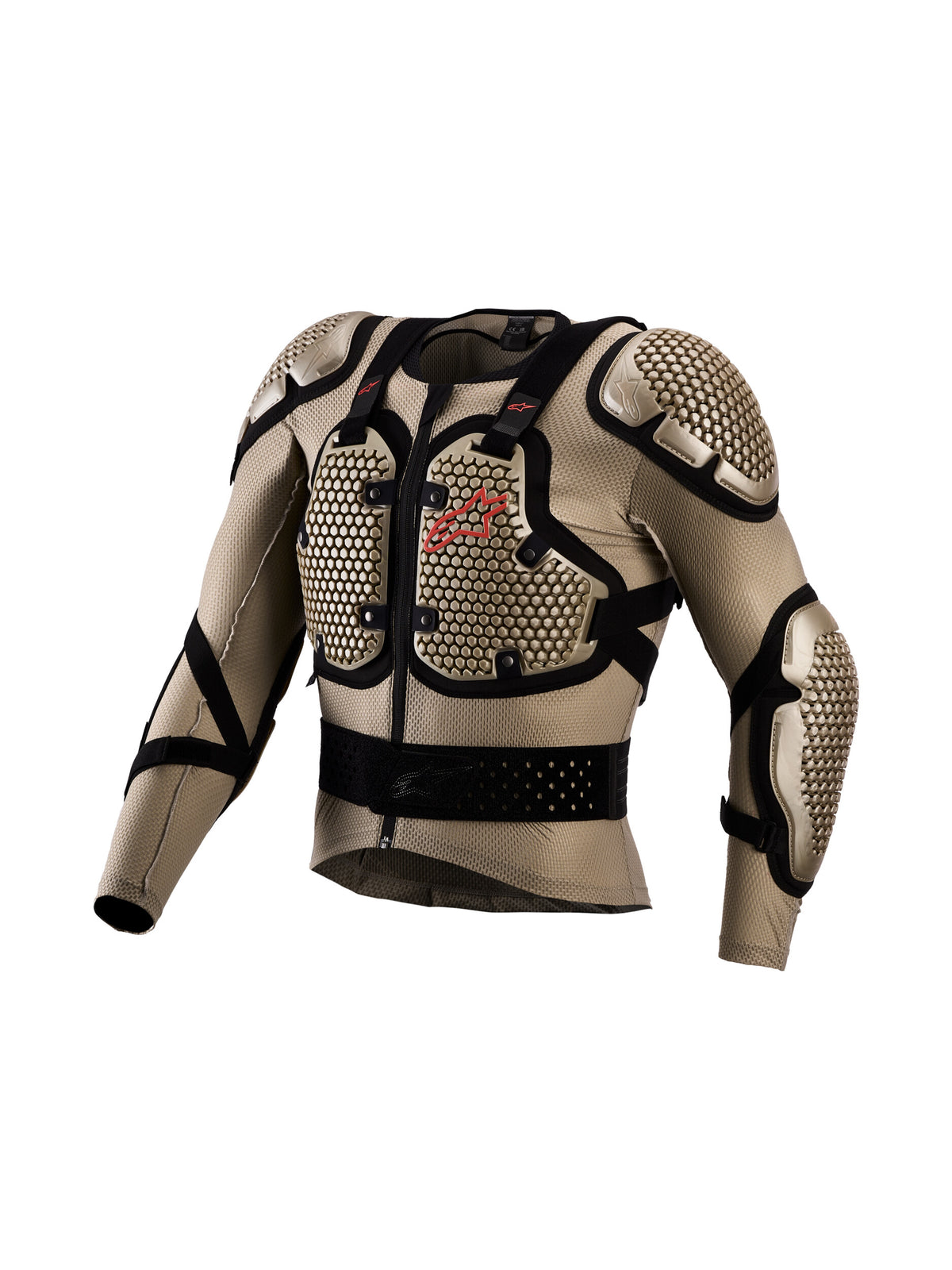 BIONIC ACTION V3 PRTCTN JACKET ALUMINUM/BLK/RED FLUO SM