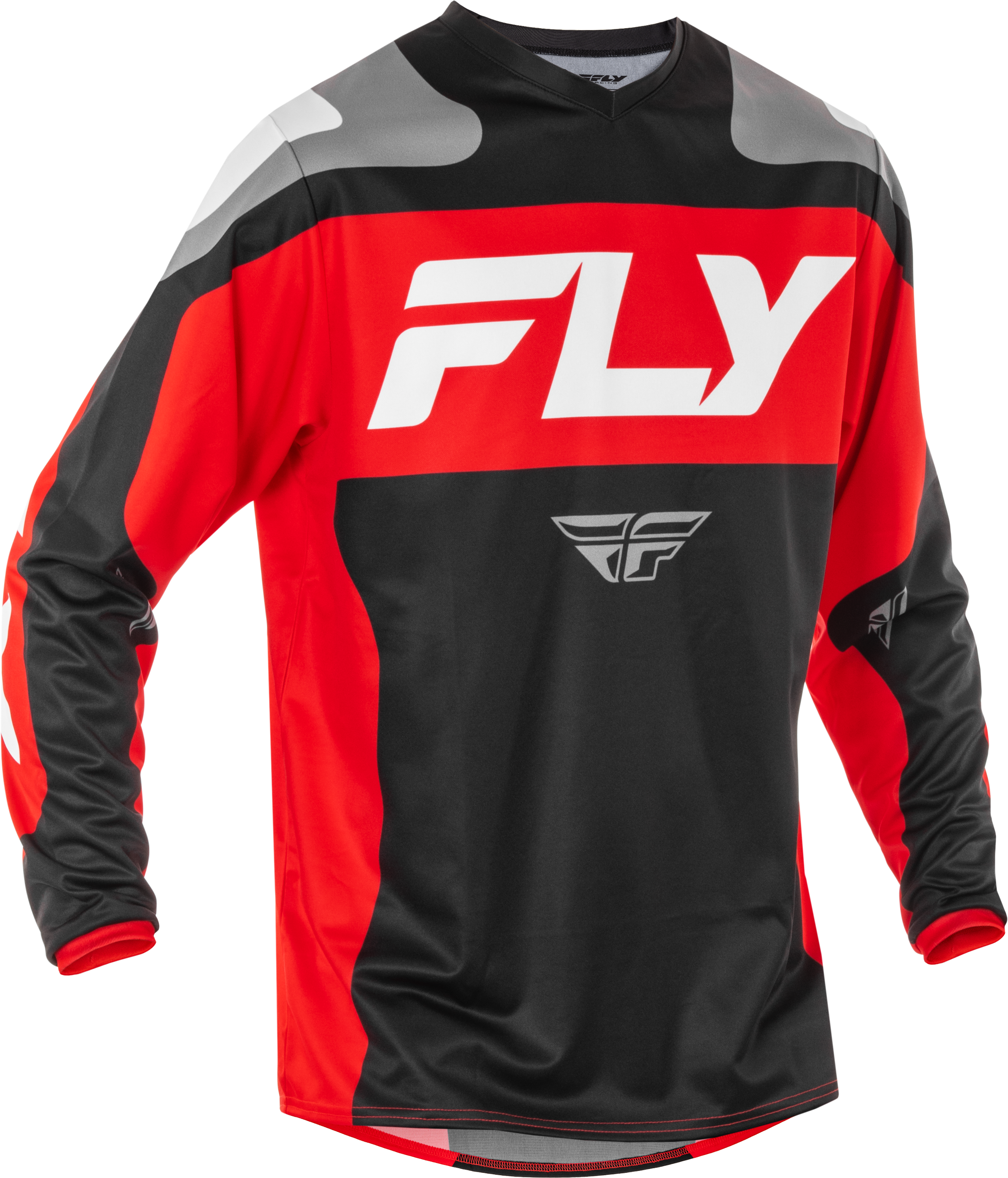 F-16 JERSEY BLACK/RED/WHITE MD