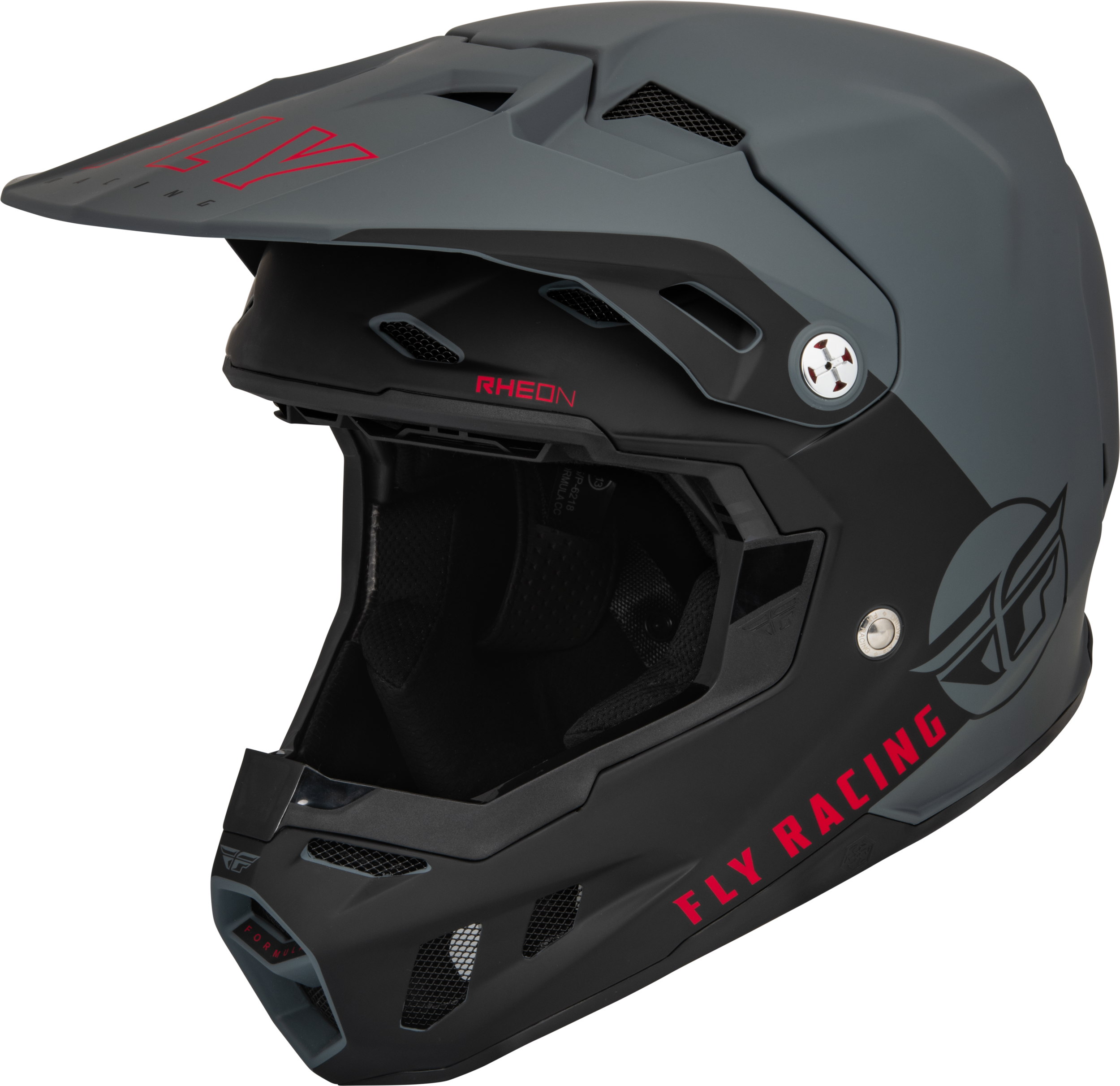 YOUTH FORMULA CC CENTRUM HELMET MATTE GREY/BLACK YL