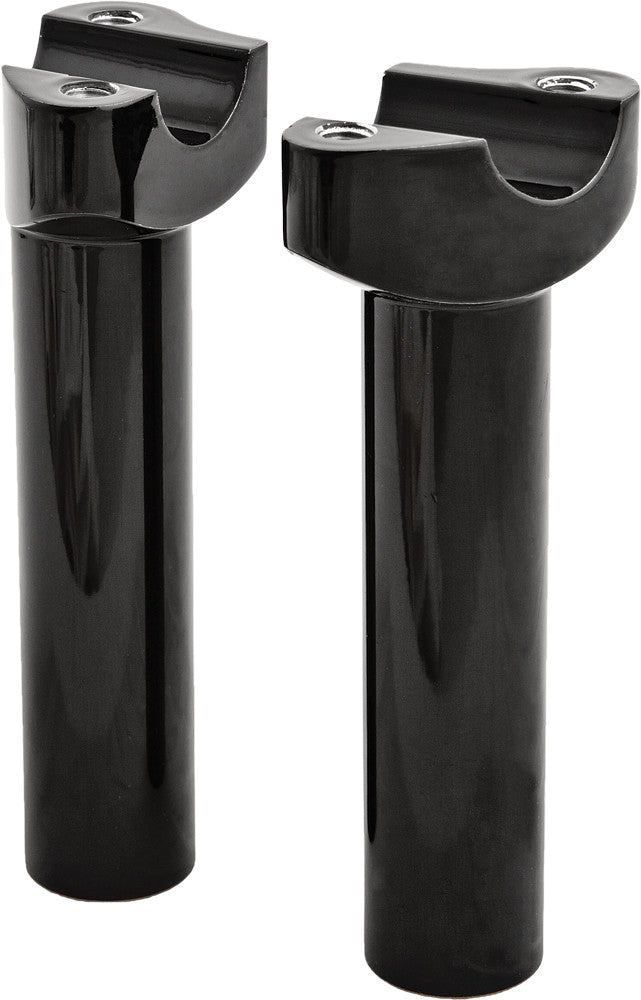 H-BAR RISERS 5.5" STRAIGHT BLACK