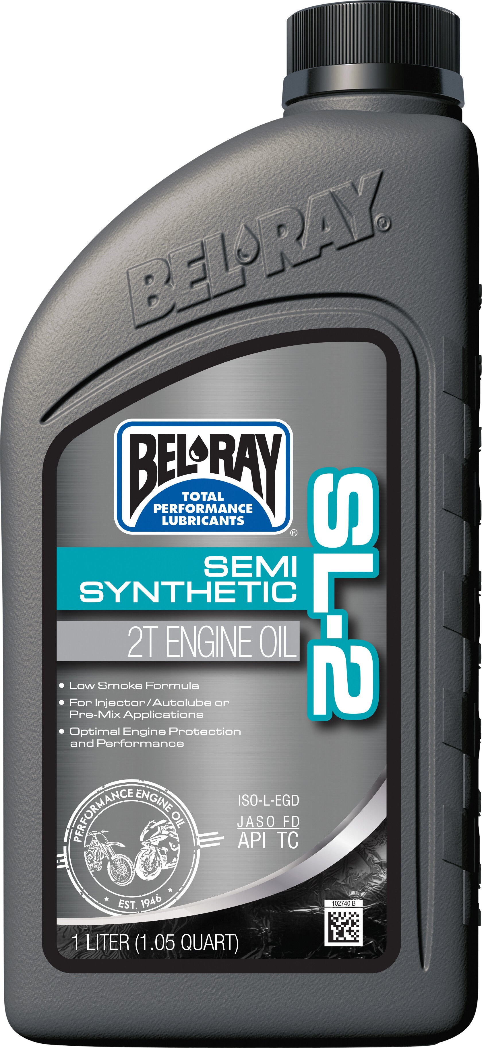 SL-2 SEMI-SYN ENGINE OIL 2T 1L (12/CASE SOLD EA)