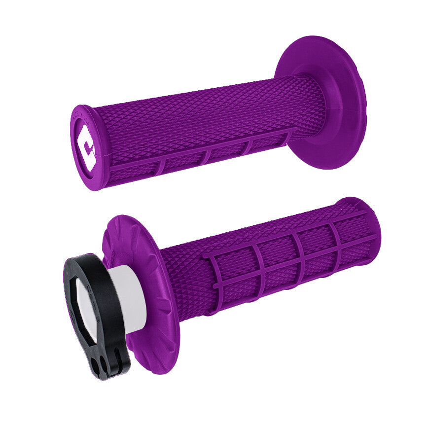 HALF WAFFLE LOCK-ON GRIP PURPLE