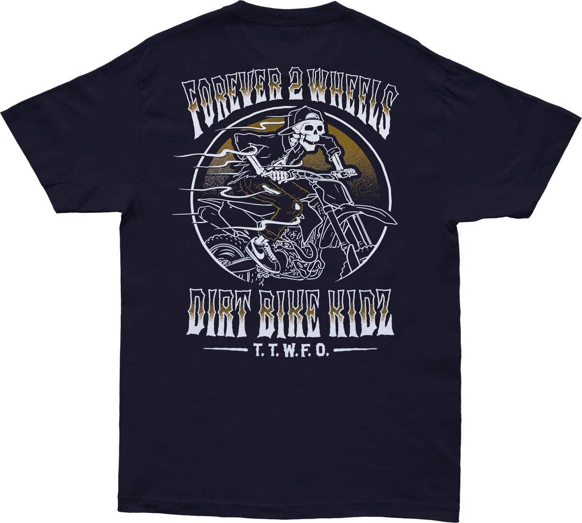GHOST RIDER TEE NAVY LG