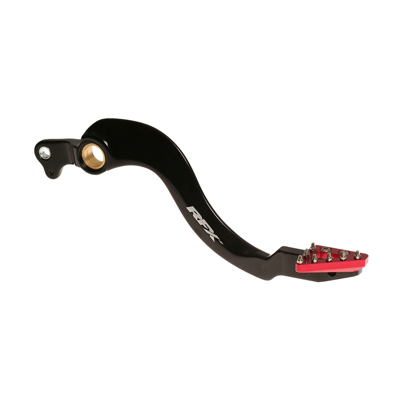REAR BRAKE PEDAL RED SOLID-TIP HON