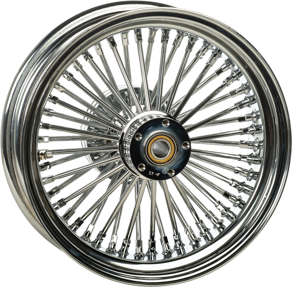RR 48-SPK CHROME 18X5.5CUSH DR WIDE HUB 25MM ABS 00 LTR
